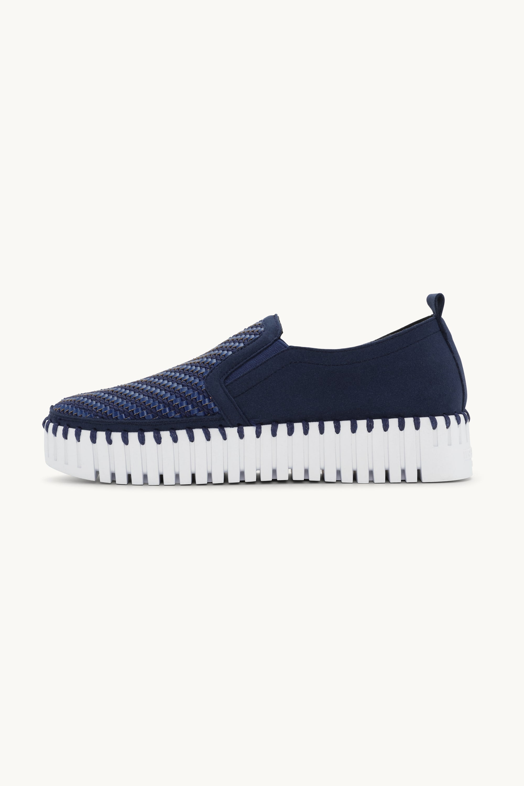 Tulip Plattformsko - Dark Indigo White