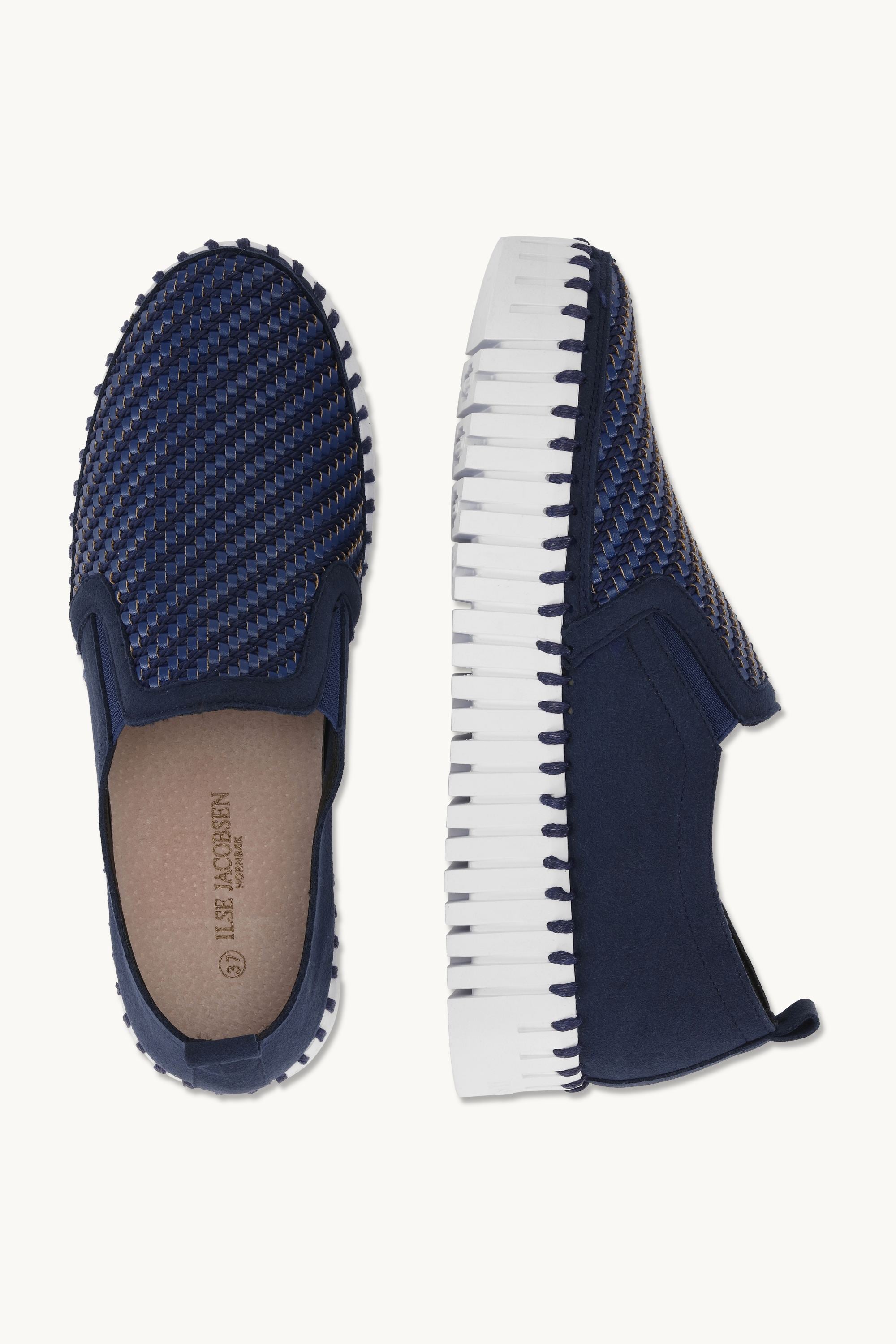 Tulip Plattformsko - Dark Indigo White