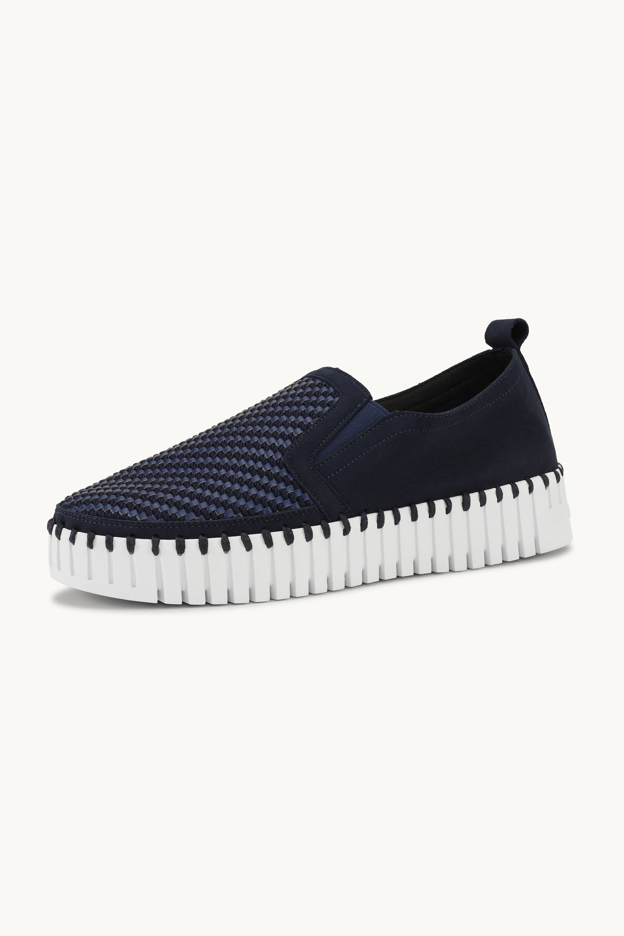 Tulip Plattformsko - Dark Indigo White