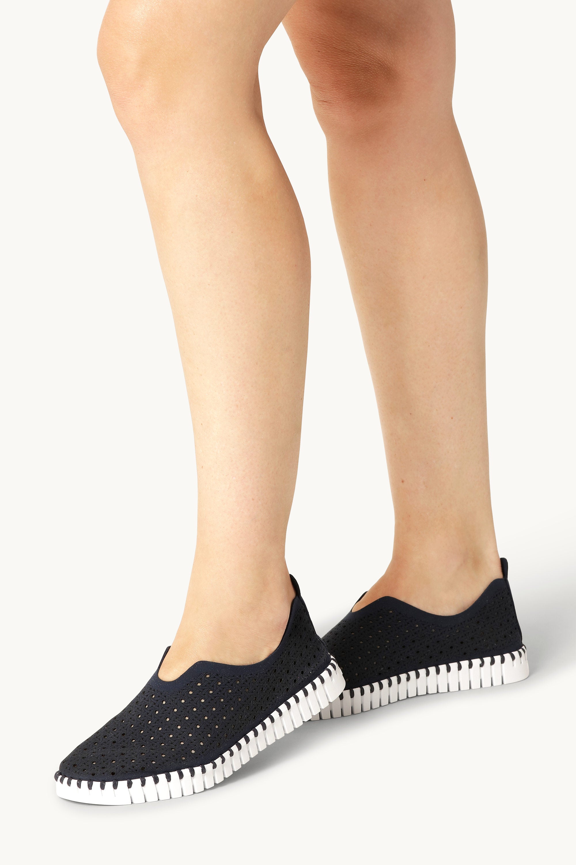 Tulip Skor - Dark Indigo White