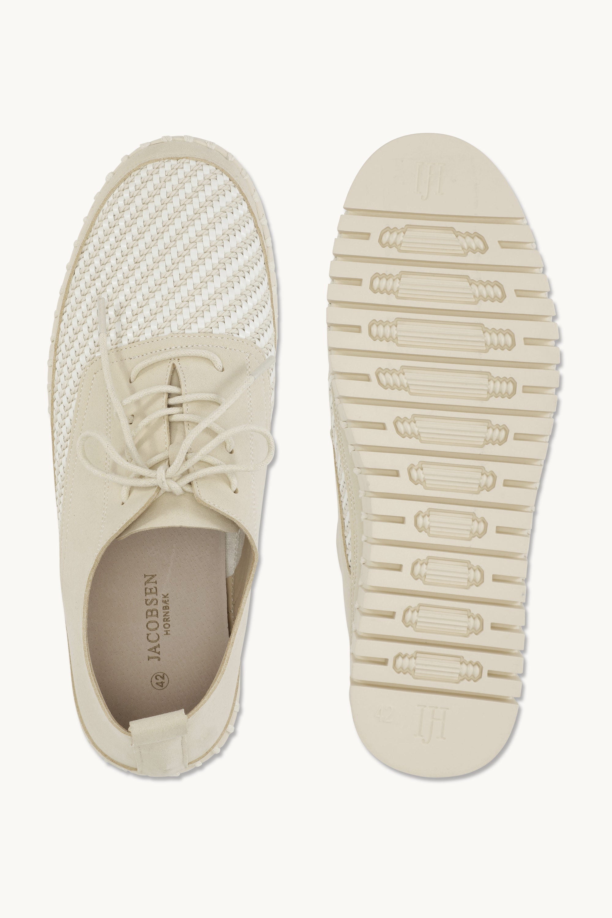 Herrskor Med Snörning - Kit Pearled Ivory