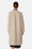 Long Zipped Coat - Wheat