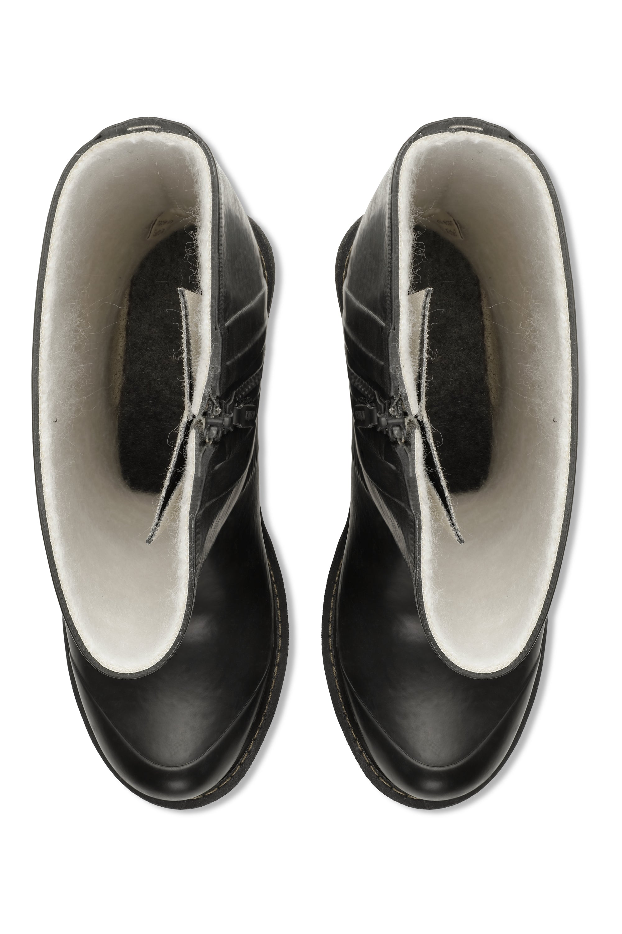 Ilse Jacobsen Hornbæk Footwear 3/4 Rubber Boots With Zip Rain boots 001 Black