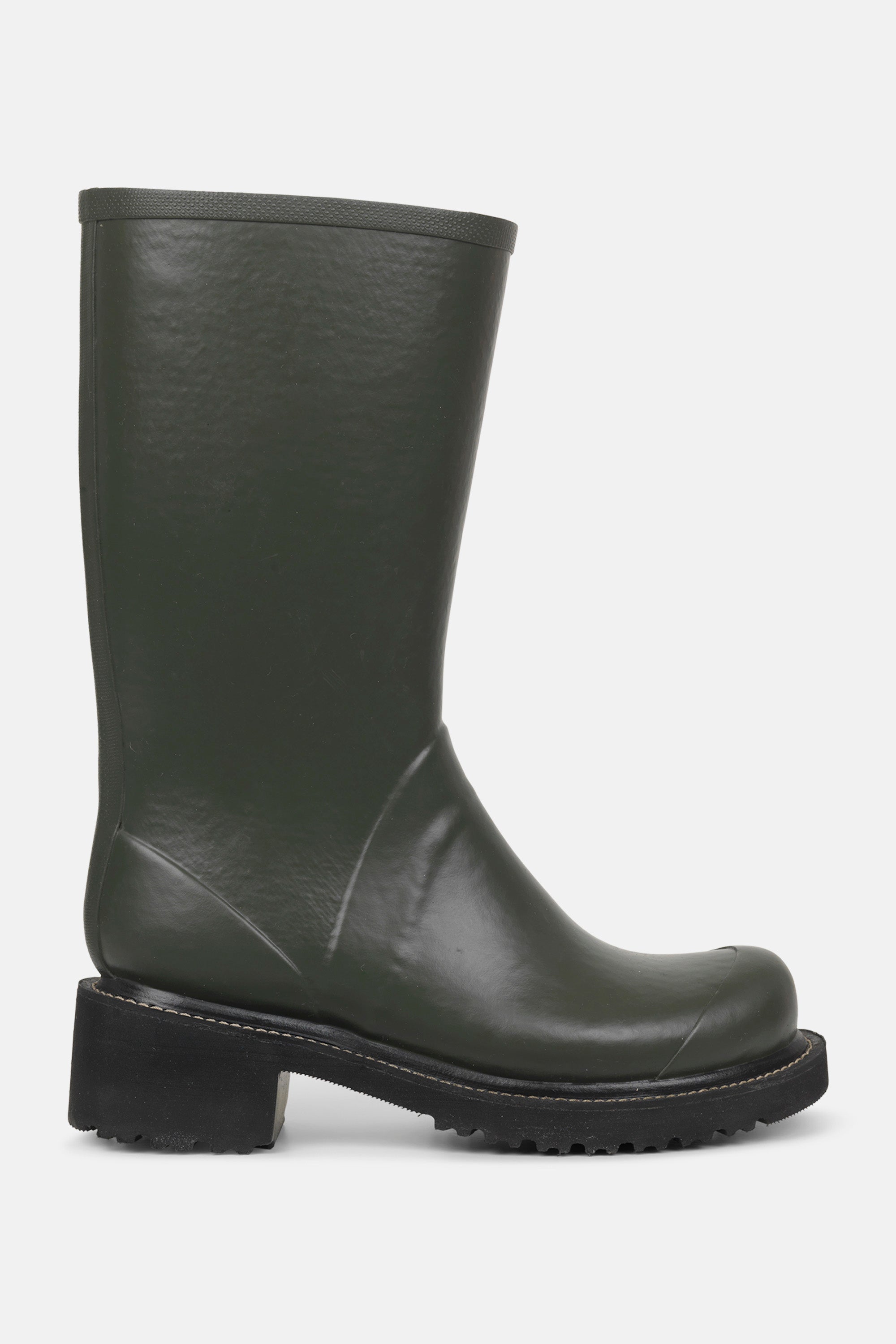 Ilse Jacobsen Hornbæk Footwear 3/4 Rubber Boots With Zip Rain boots 410 Army