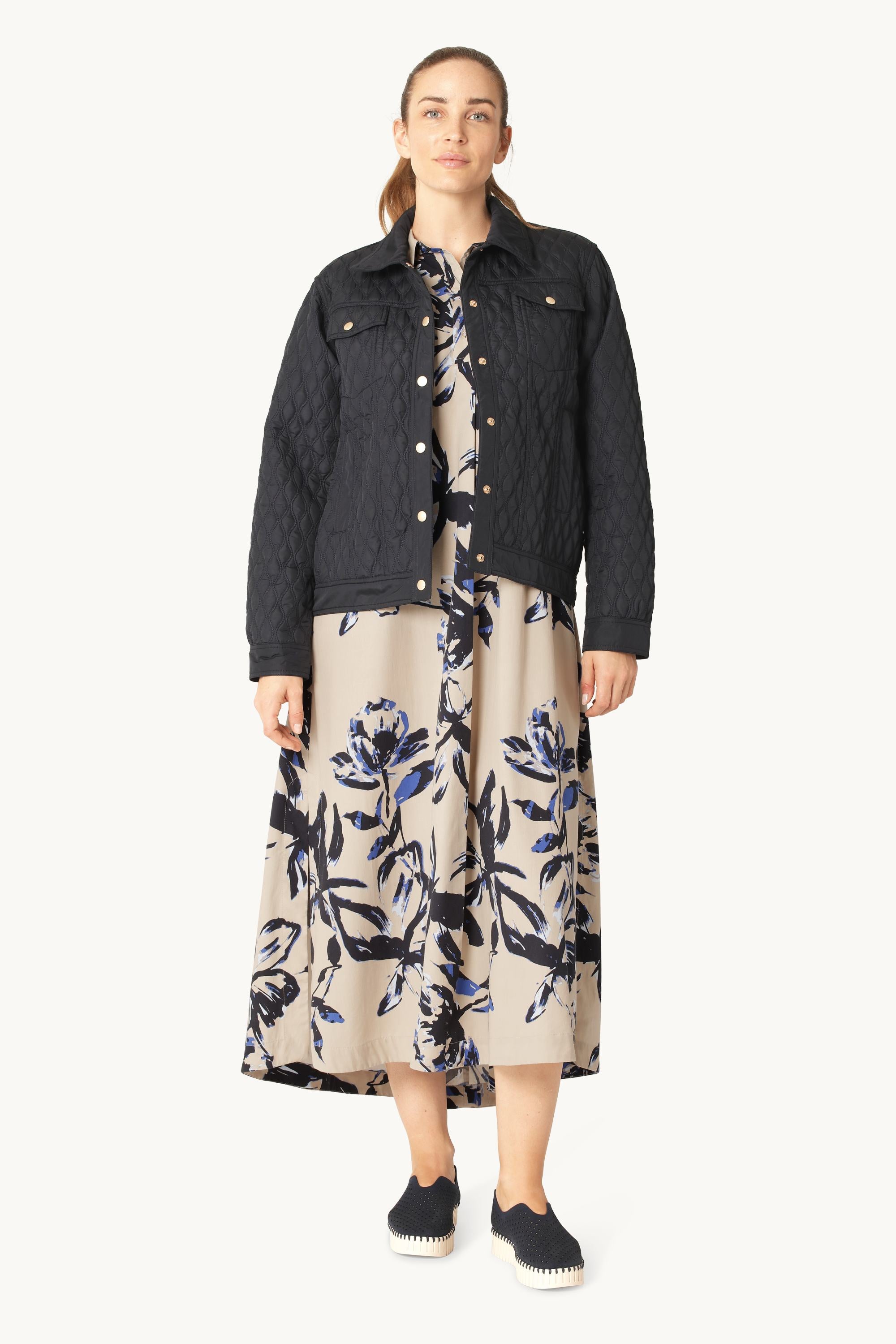 Vadderad Jacka - Dark Indigo