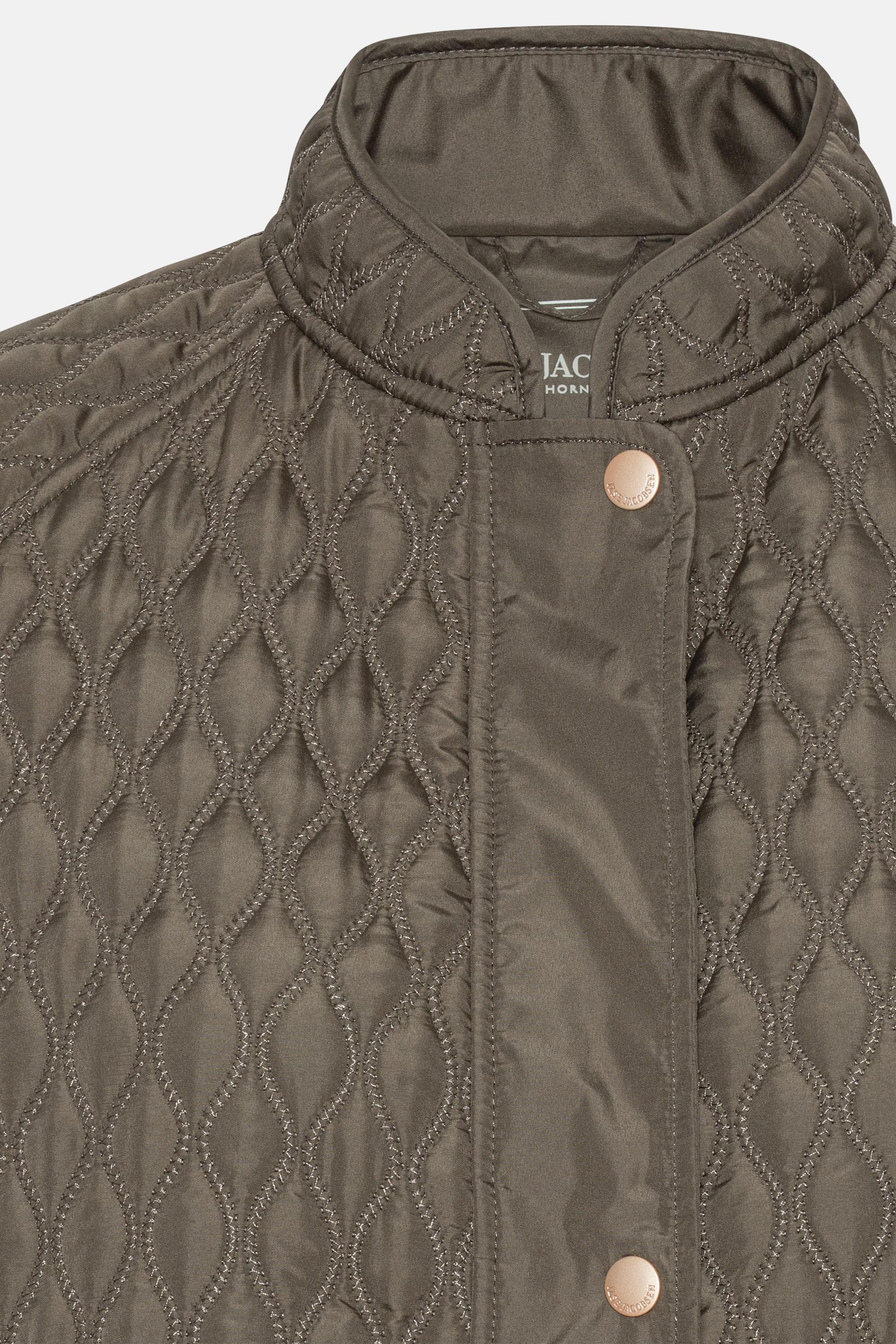 Long Quilt Coat - Tarmac