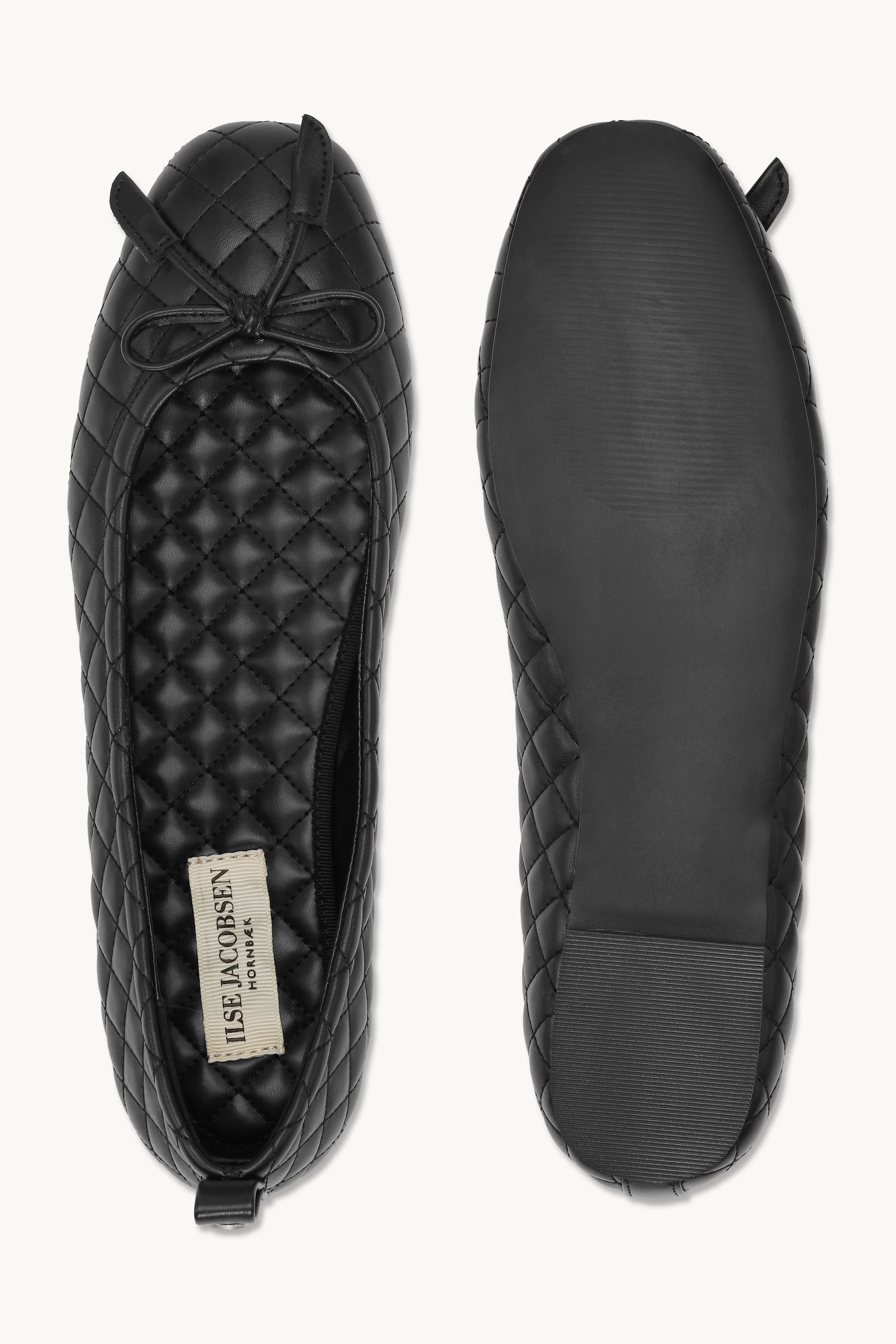 Quilted Ballerina - Black Black