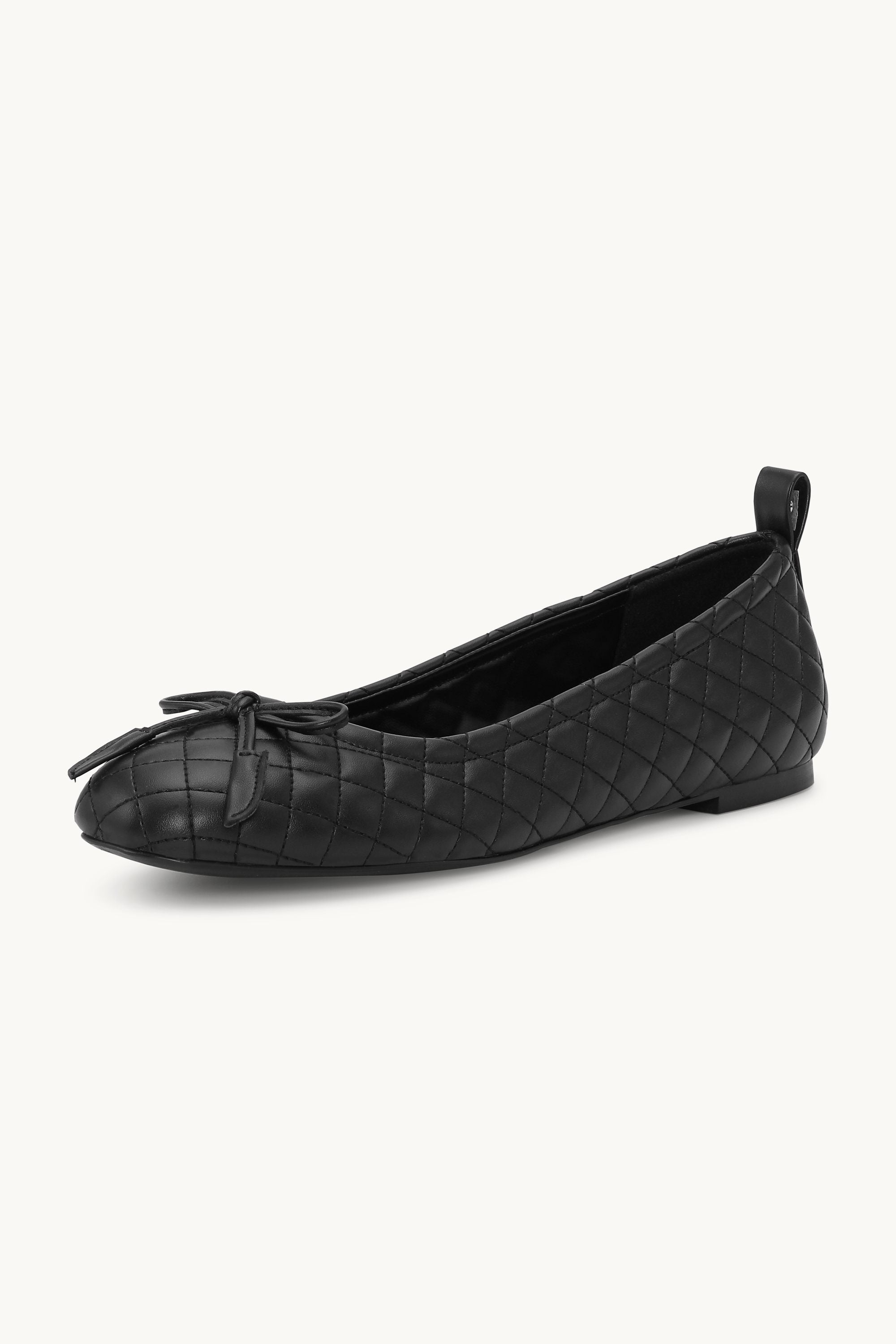 Quilted Ballerina - Black Black