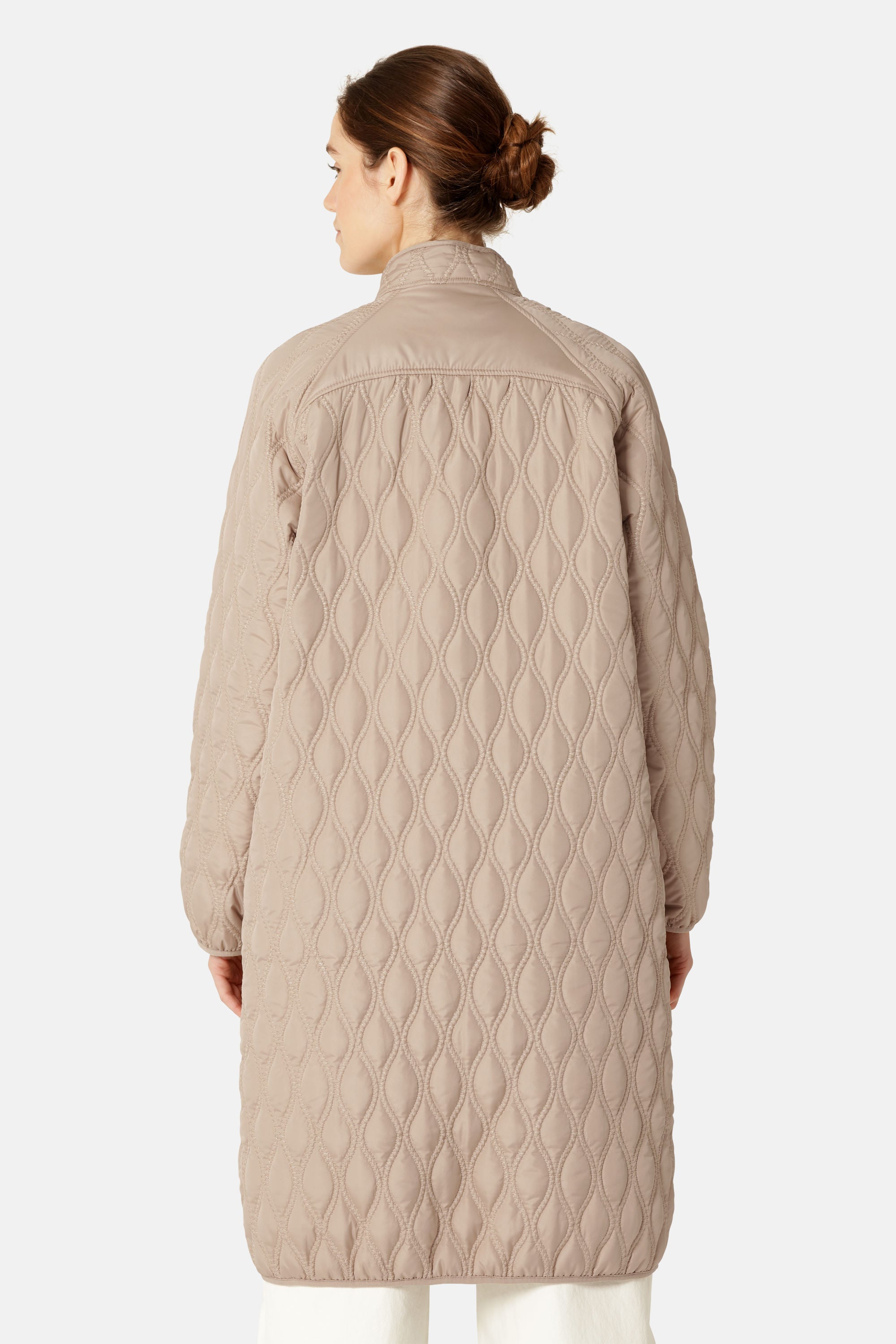 Long Quilt Jacket - Wheat