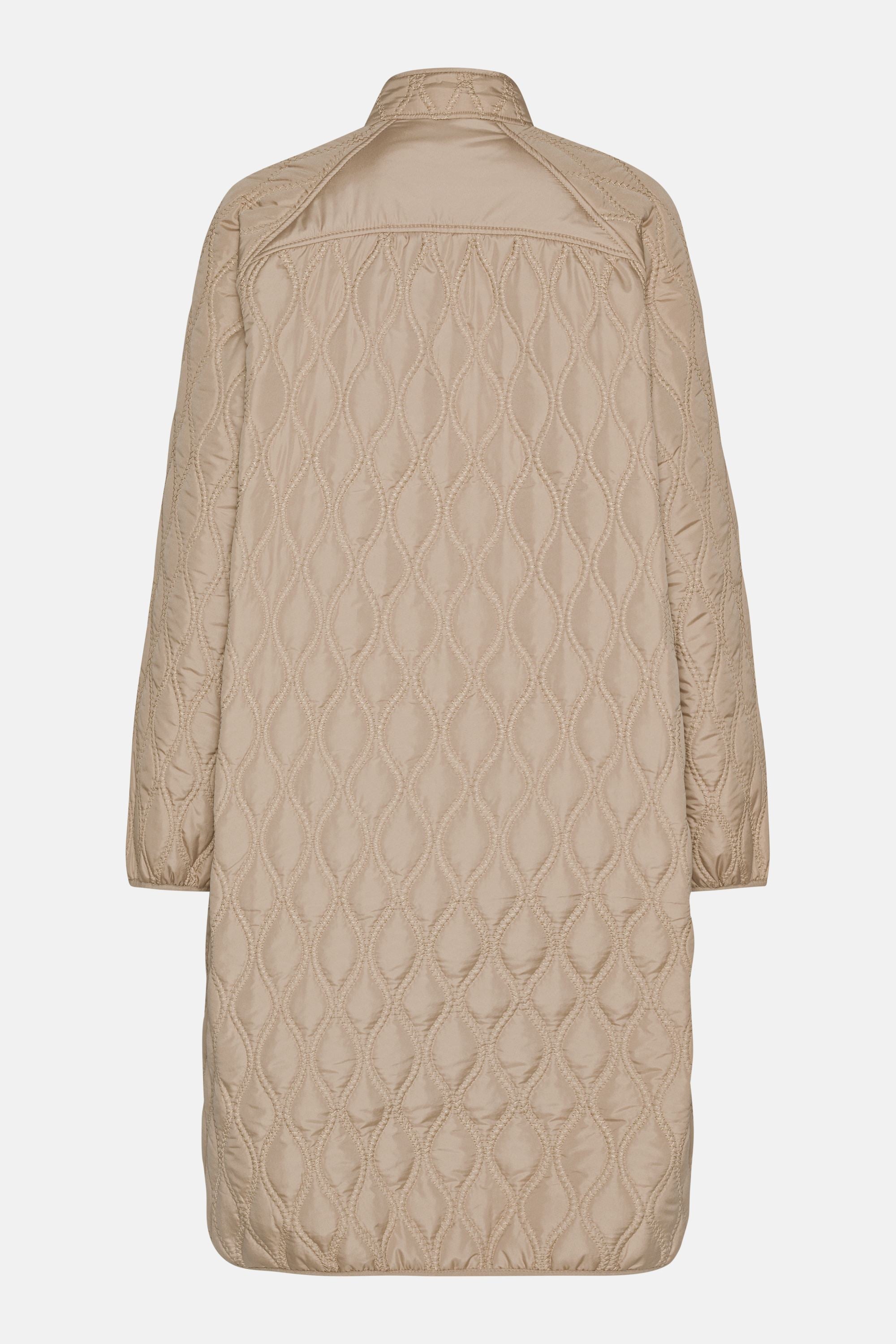 Long Quilt Jacket - Wheat