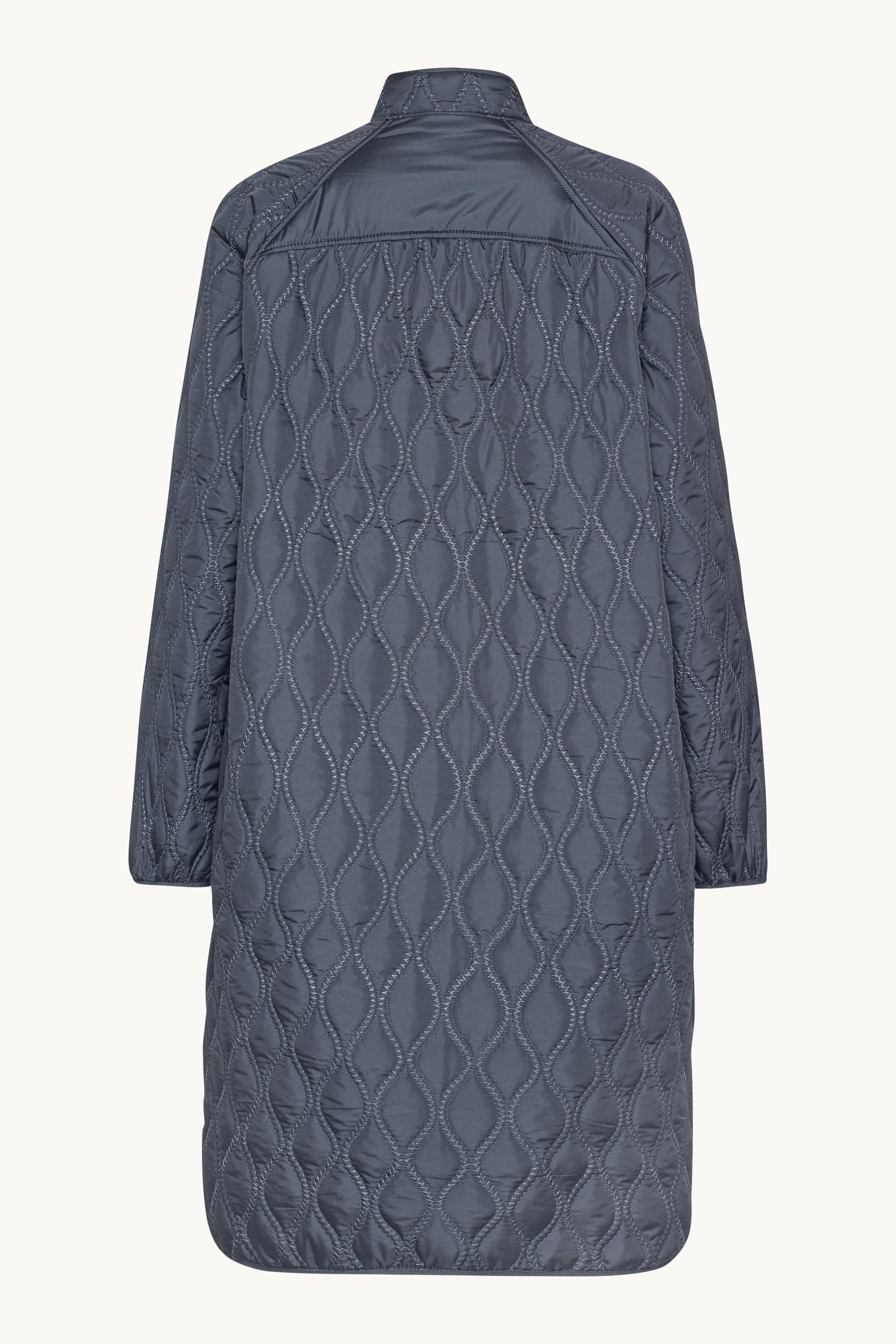 Long Quilt Jacket - Ombre Blue