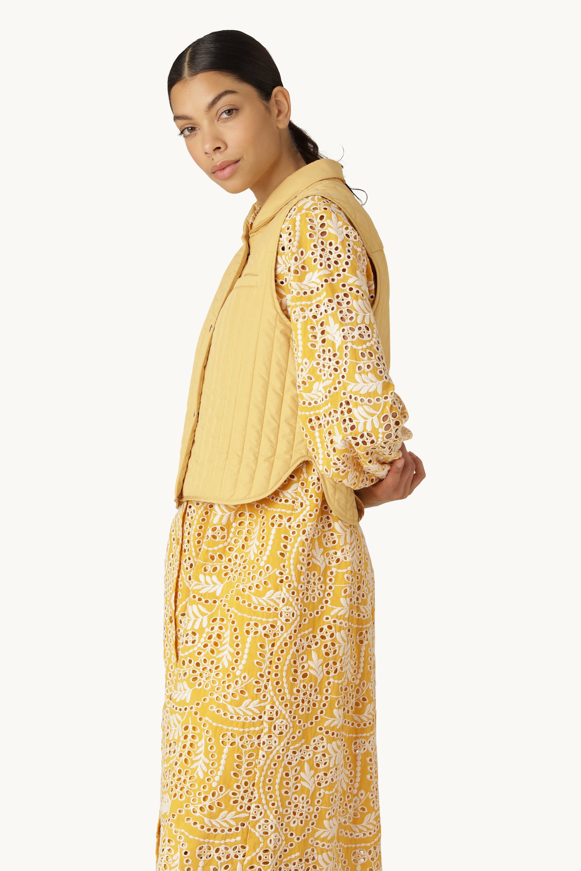 Quilt Vest - Marigold