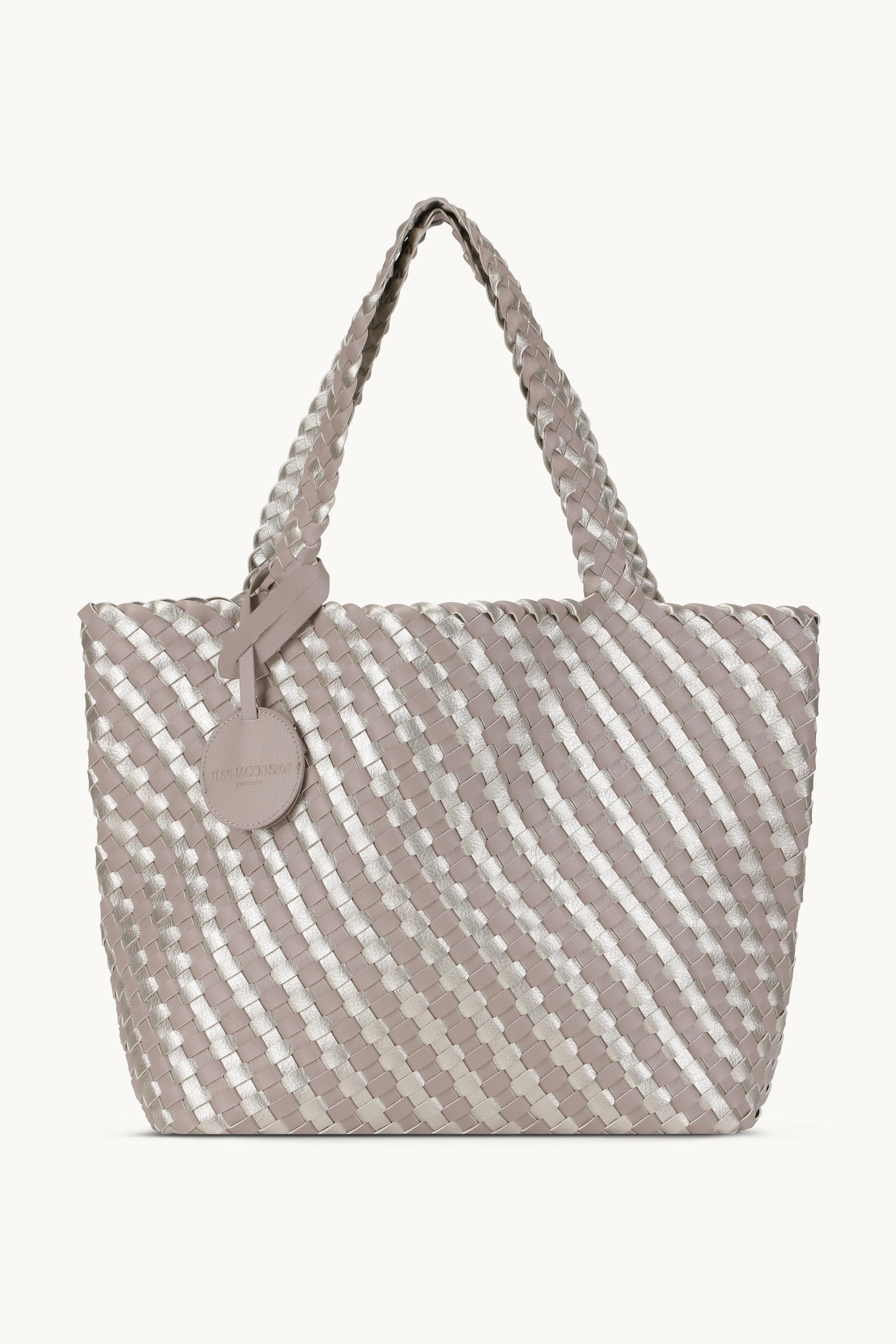 Tote Bag Flätad - Atmosphere Platin