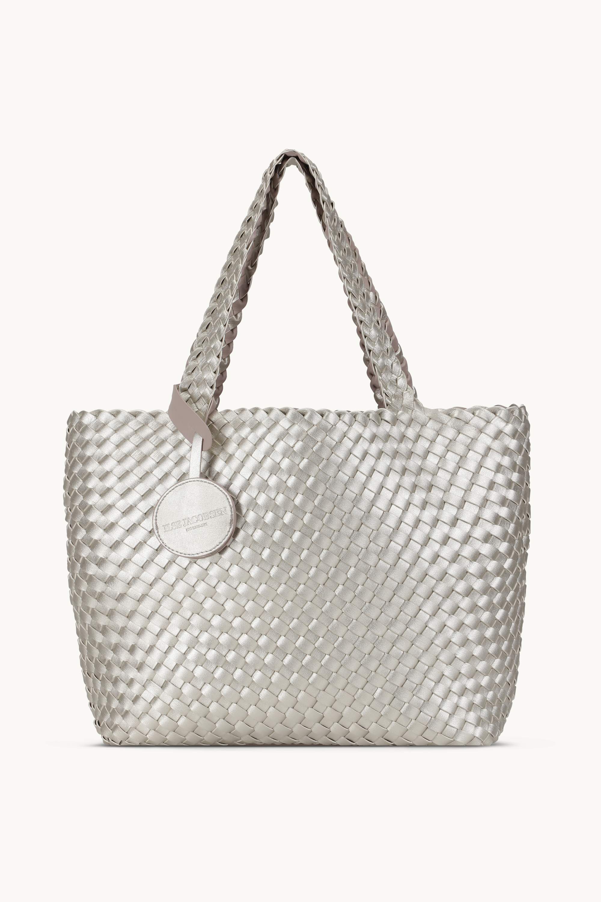Tote Bag Flätad - Atmosphere Platin