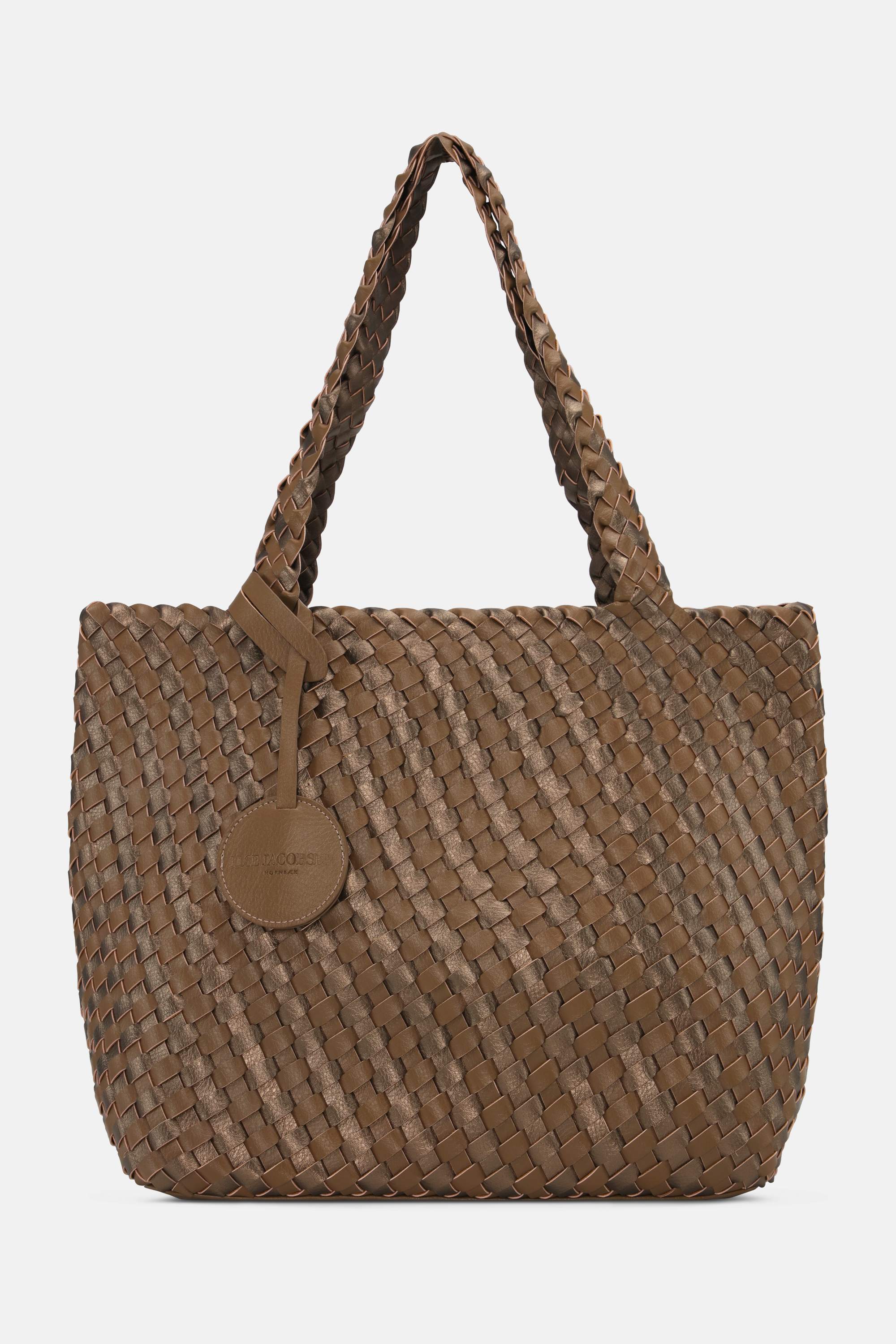 Tote Bag Flätad - Otter Nougat