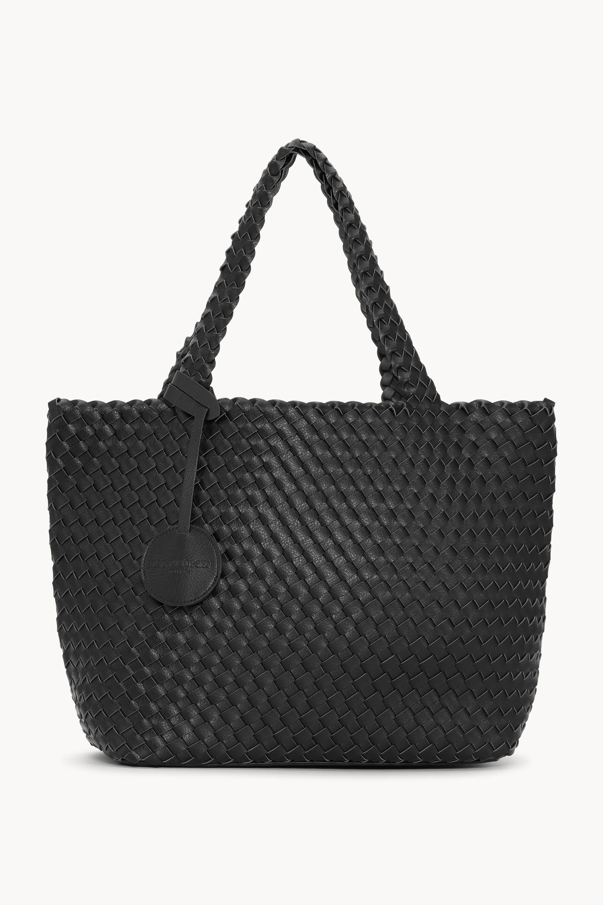 Tote Bag Flätad - Black Gun metal
