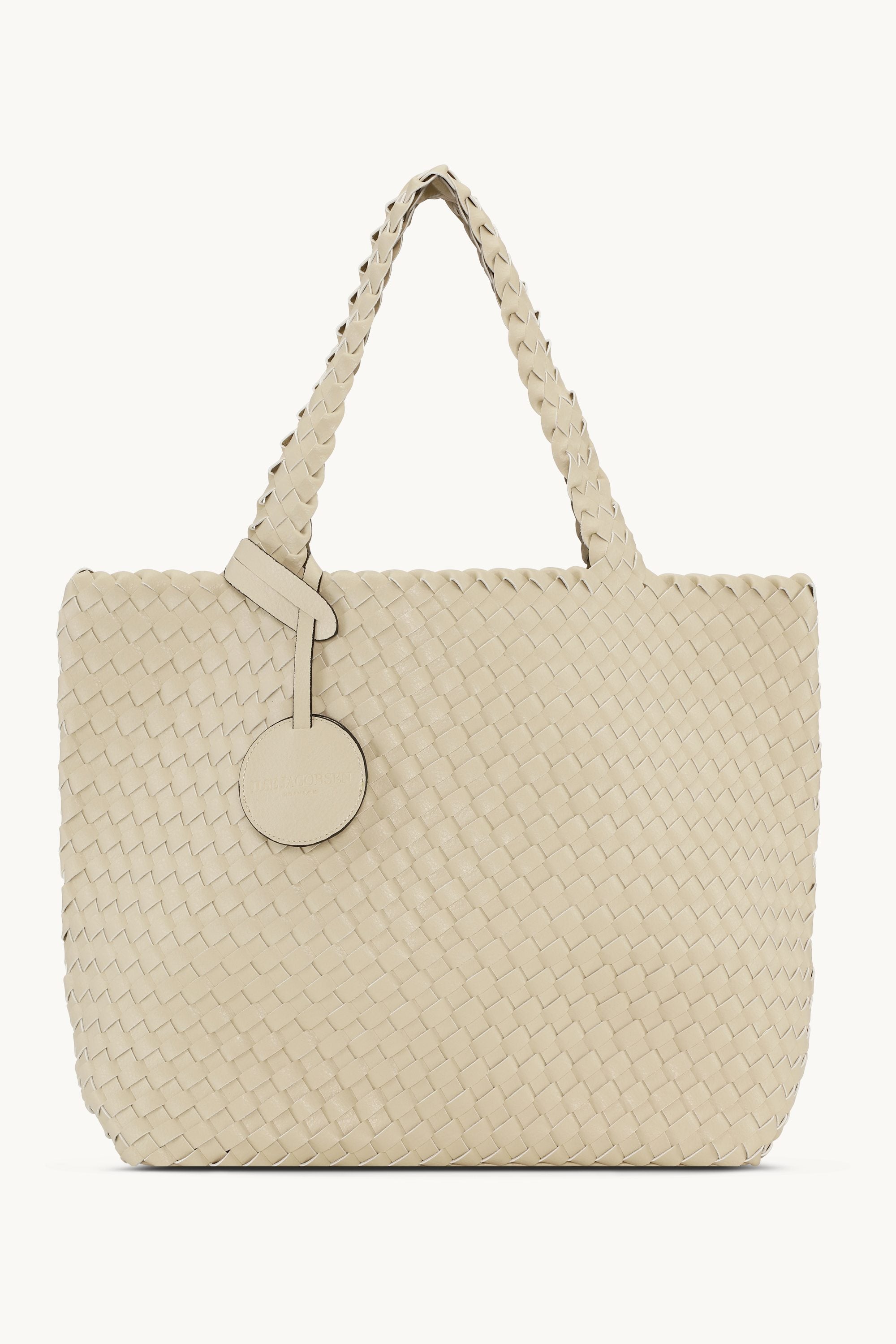Tote Bag Flätad - Ivory Platin