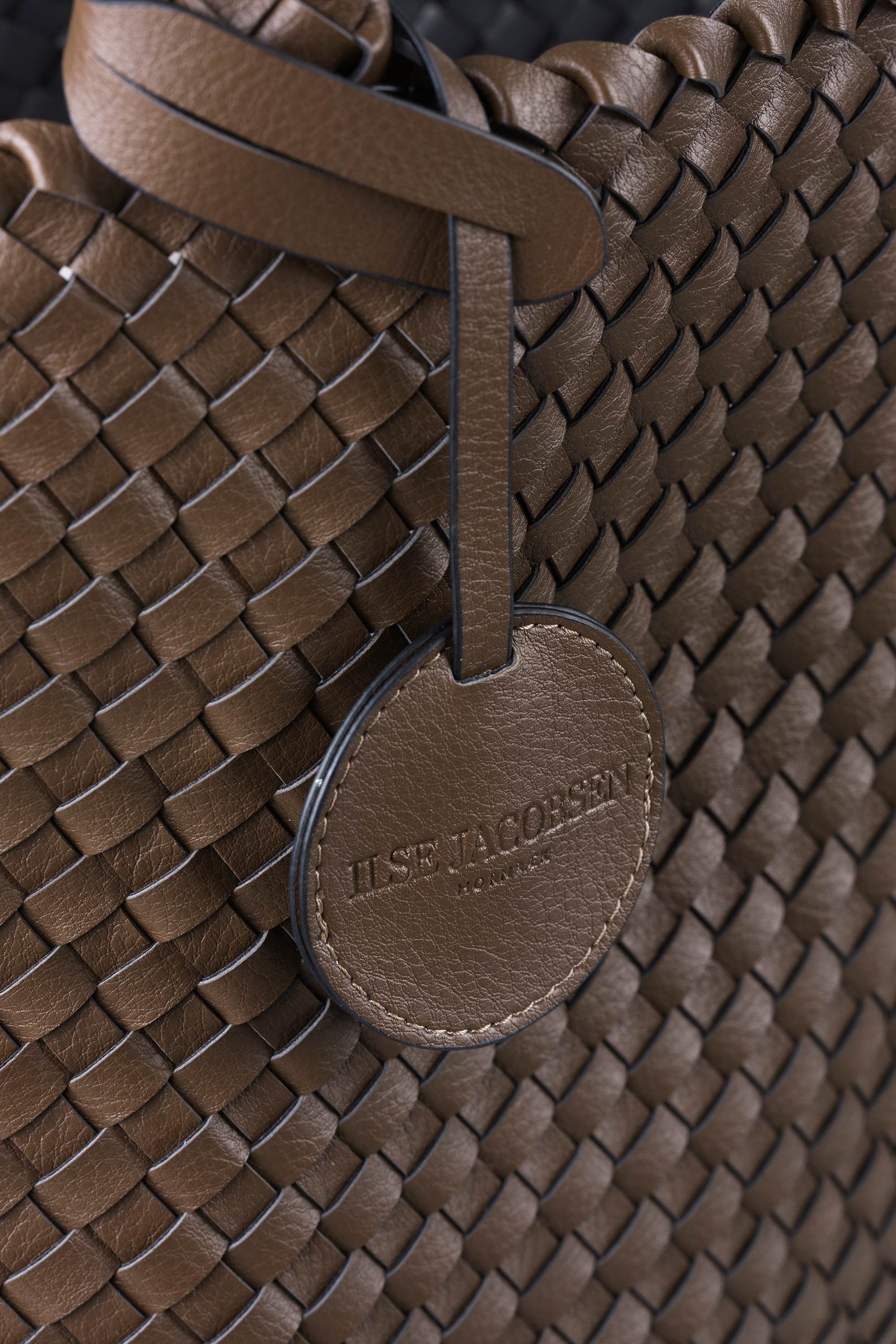 Tote Bag Flätad - Nut Gun Metal