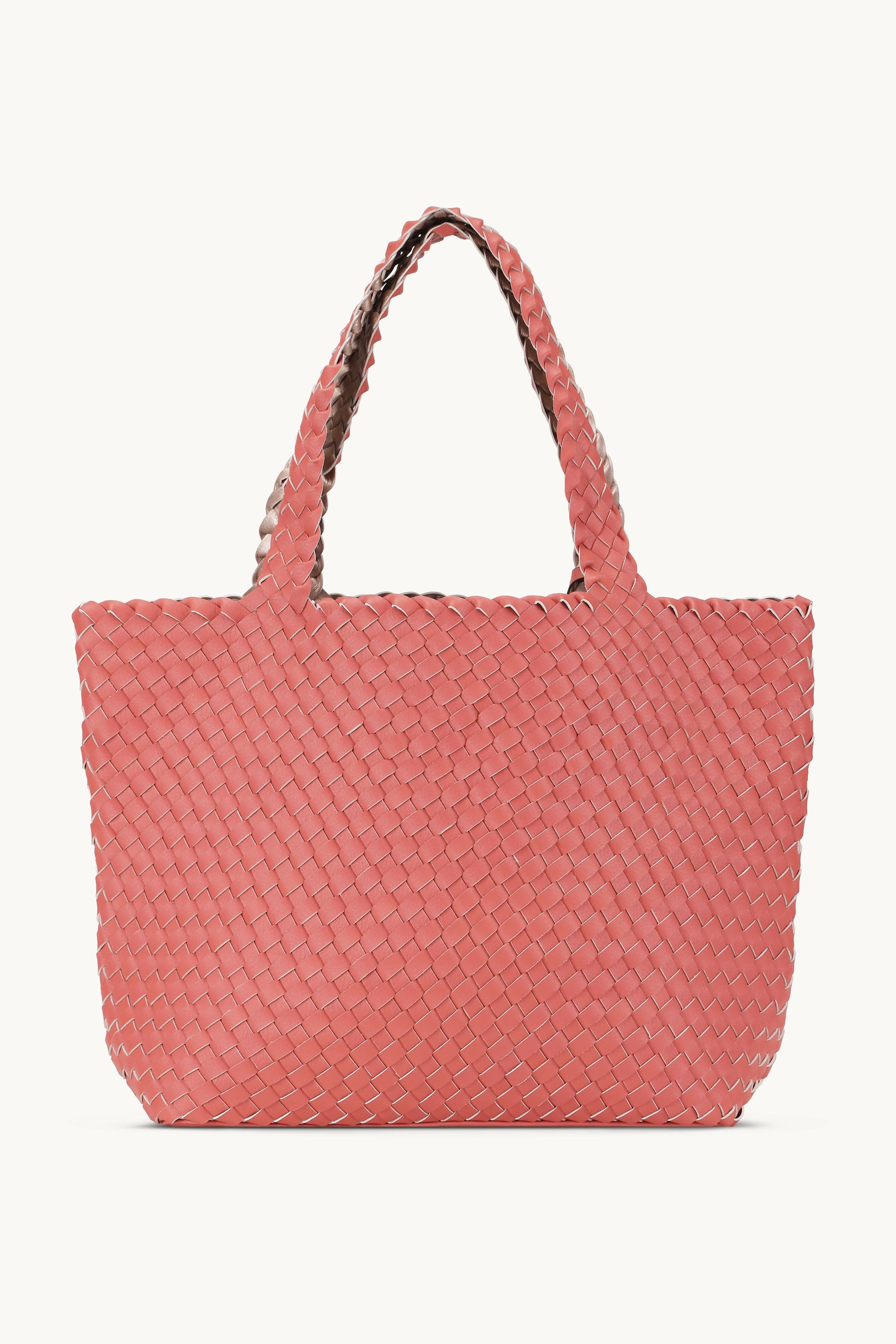 Tote Bag Flätad - Durbarry Metallic Rose