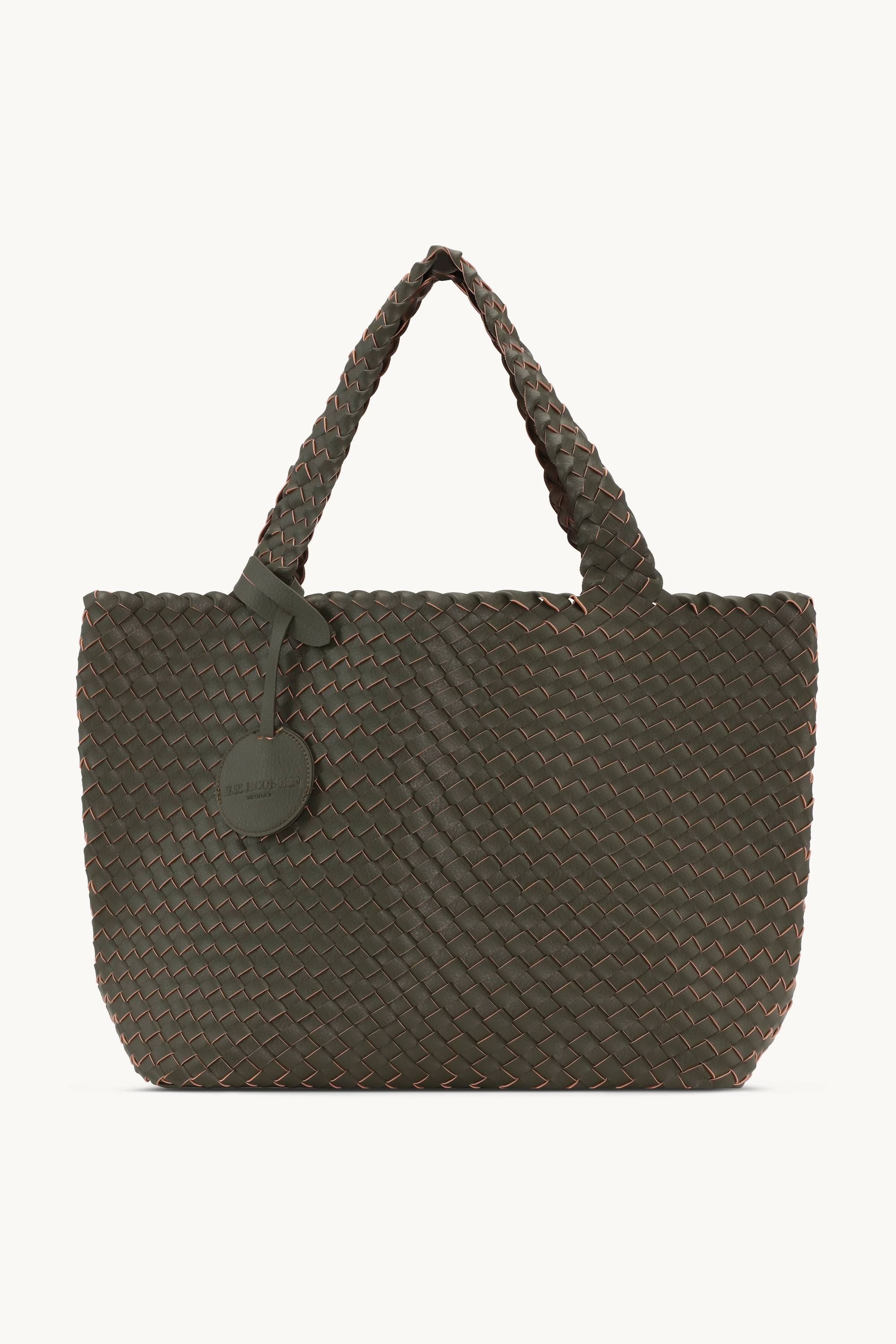 Tote Bag Flätad - Army Olive Leaf