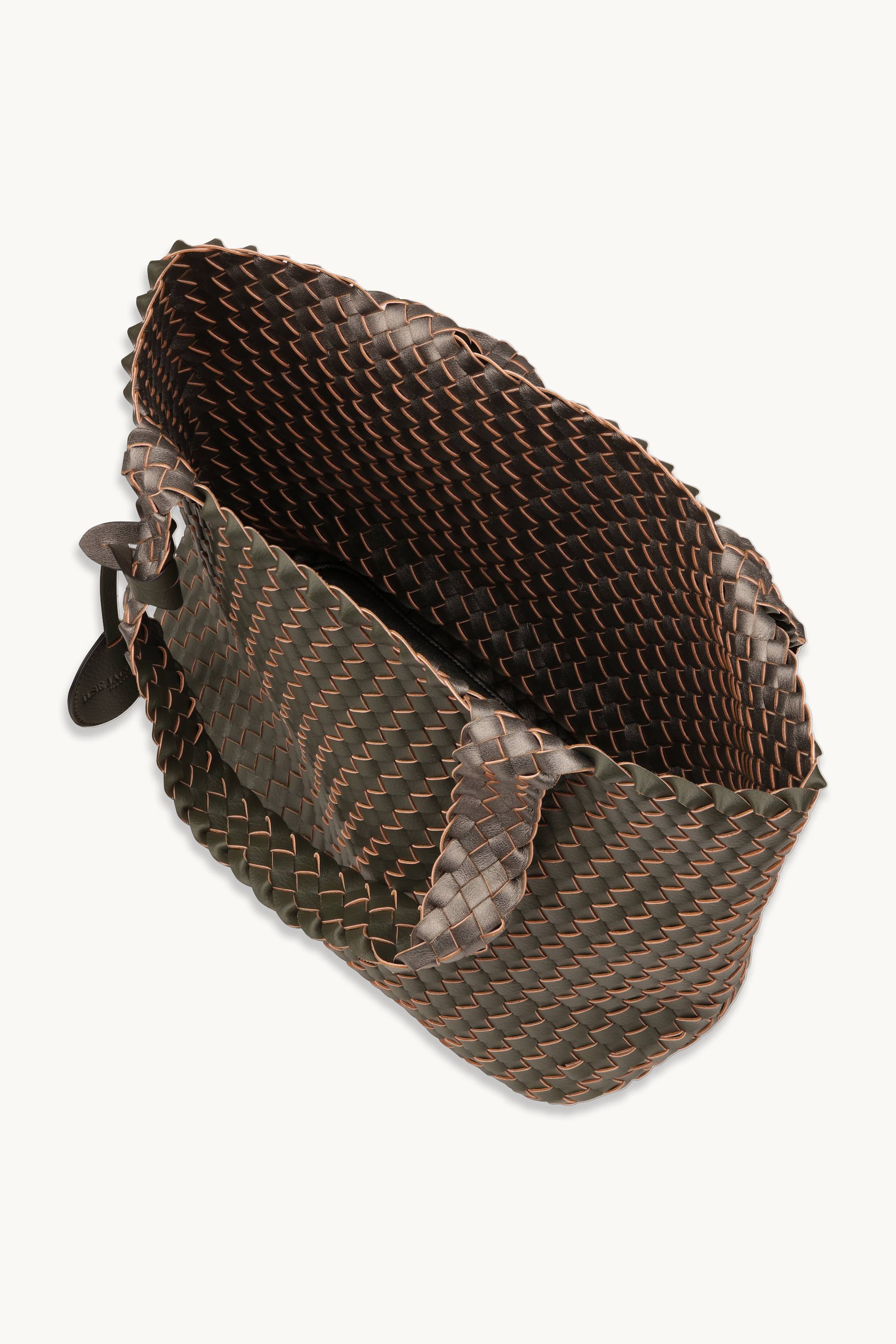 Tote Bag Flätad - Army Gun Metal