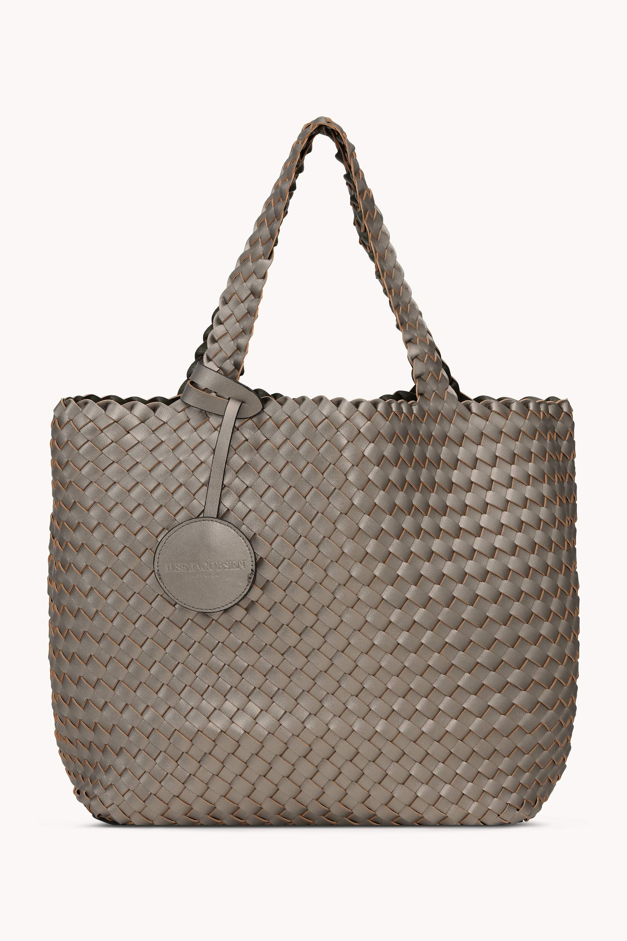 Tote Bag Flätad - Army Gun Metal