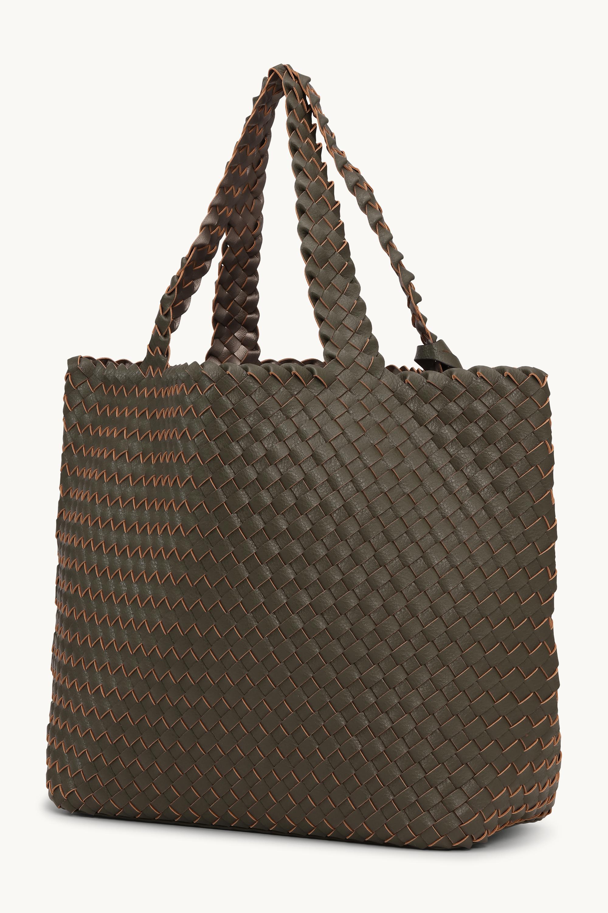 Tote Bag Flätad - Army Gun Metal