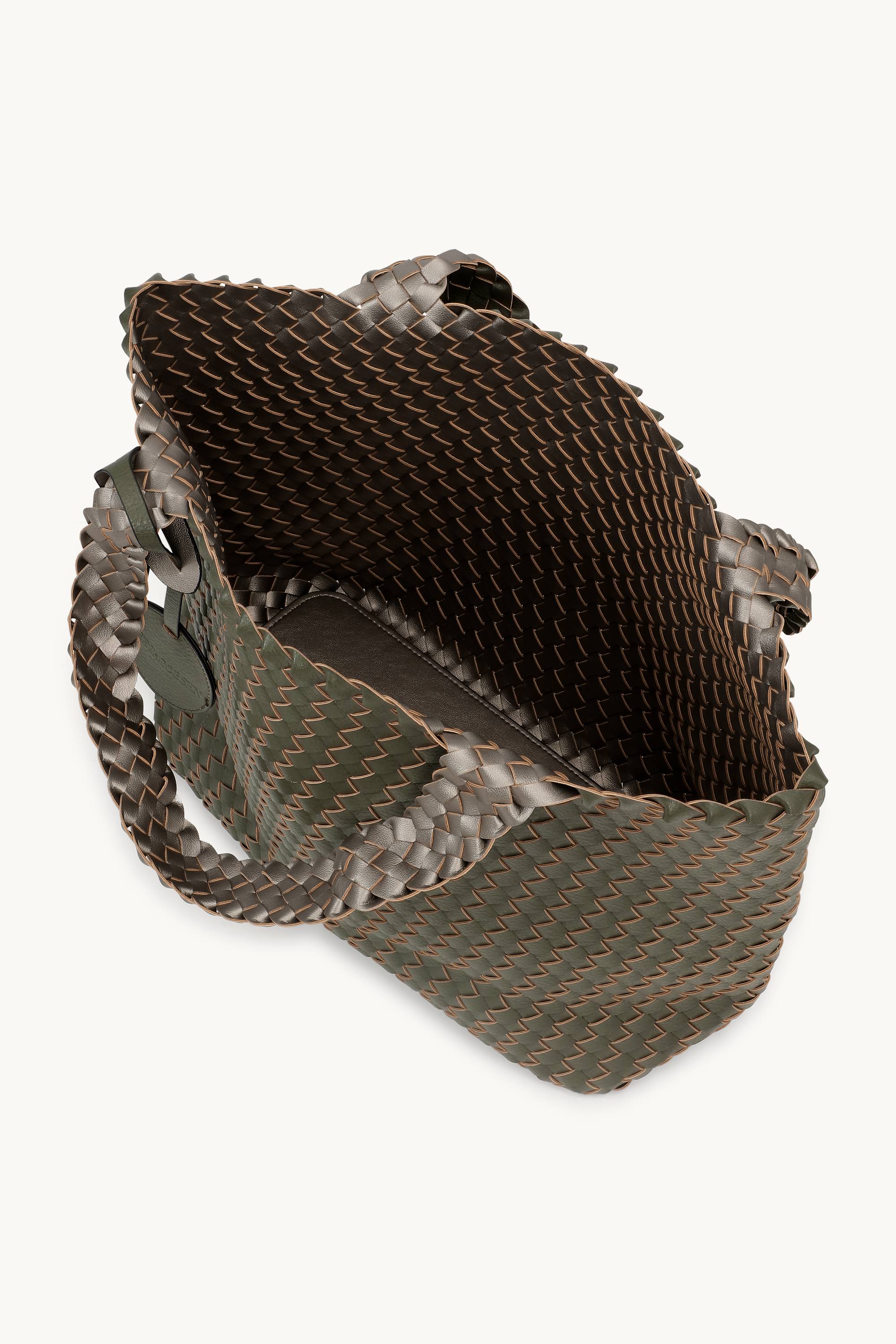 Tote Bag Flätad - Army Gun Metal