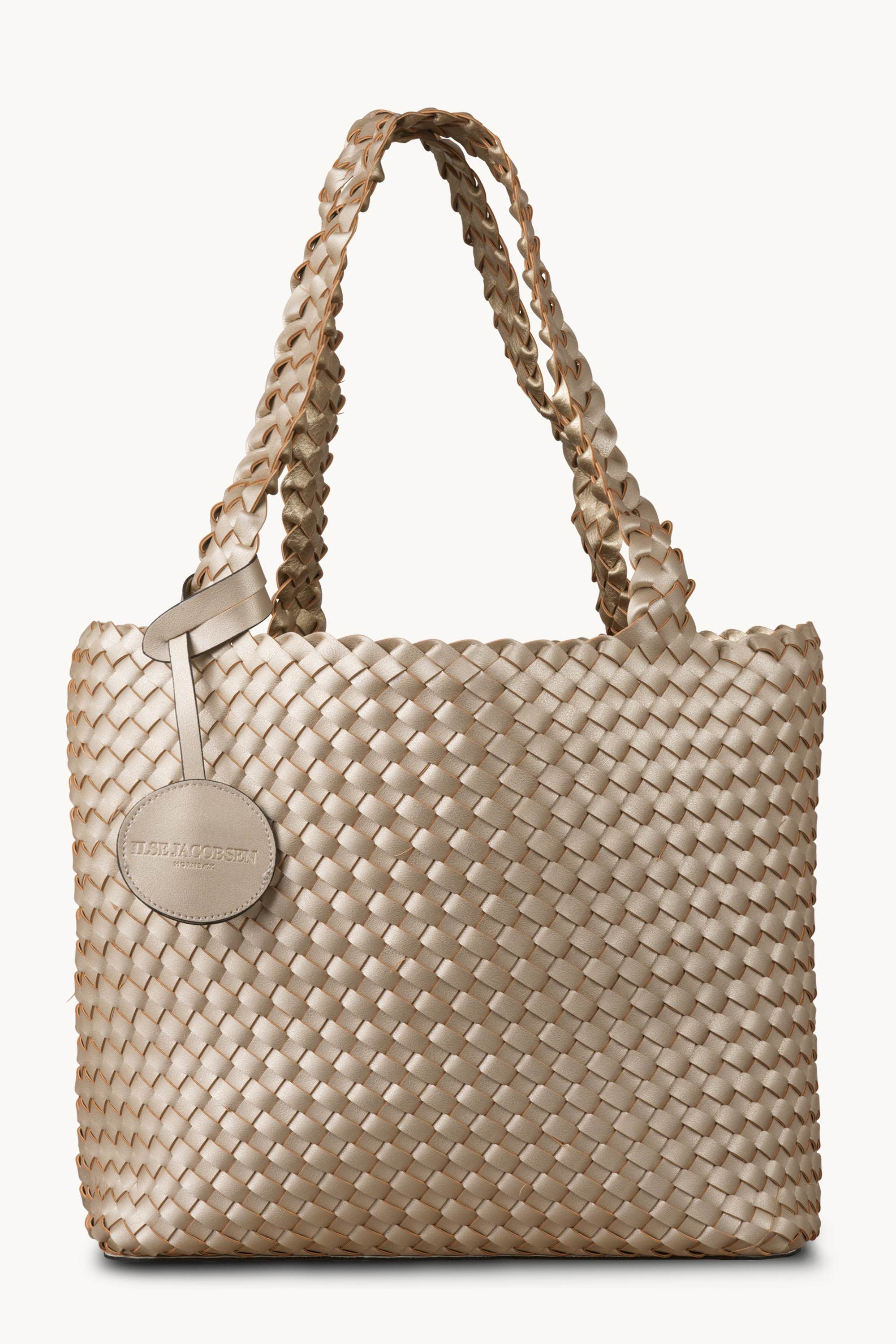 Tote Bag Flätad - Platin Silver