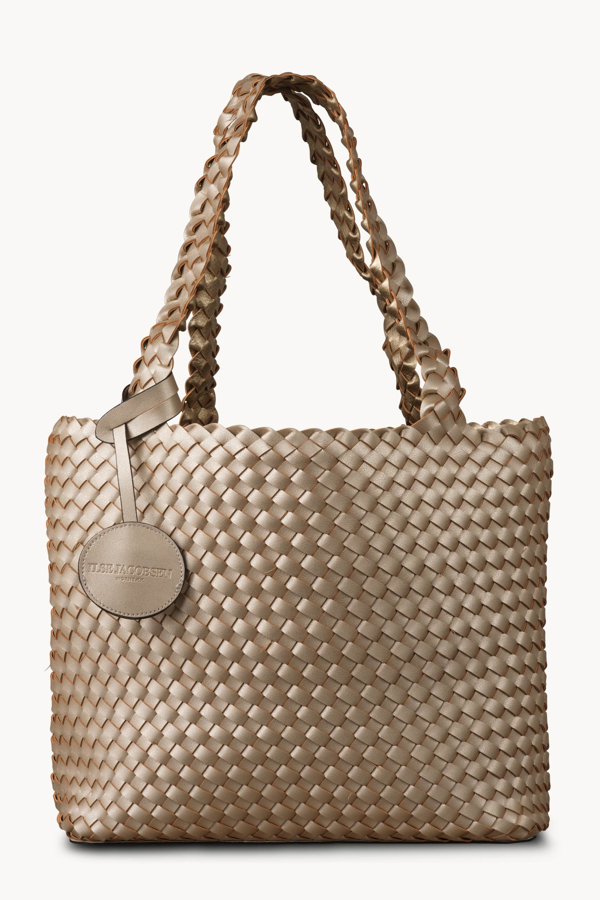 Tote Bag Flätad - Platin Silver