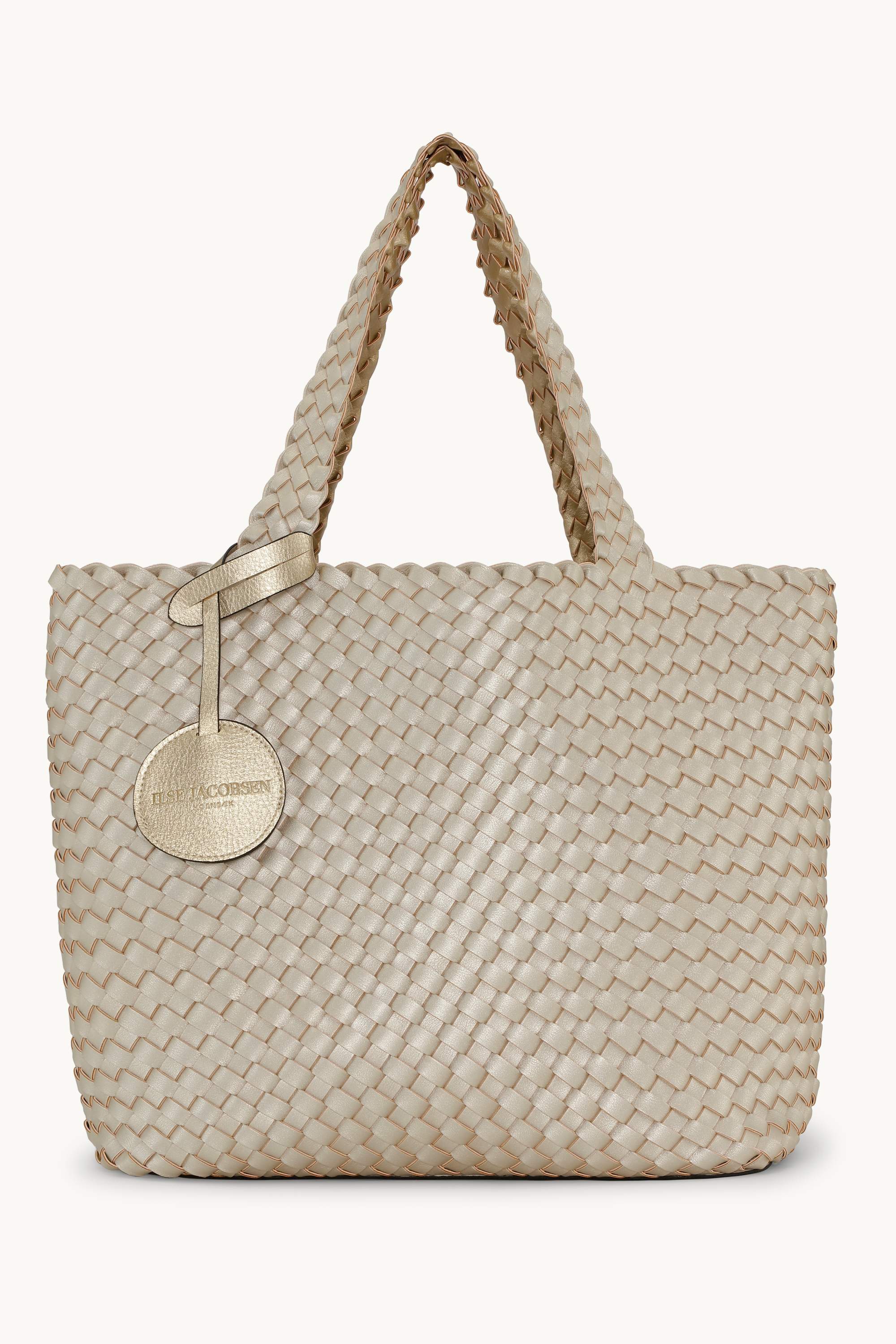 Tote Bag Flätad - Platin Silver