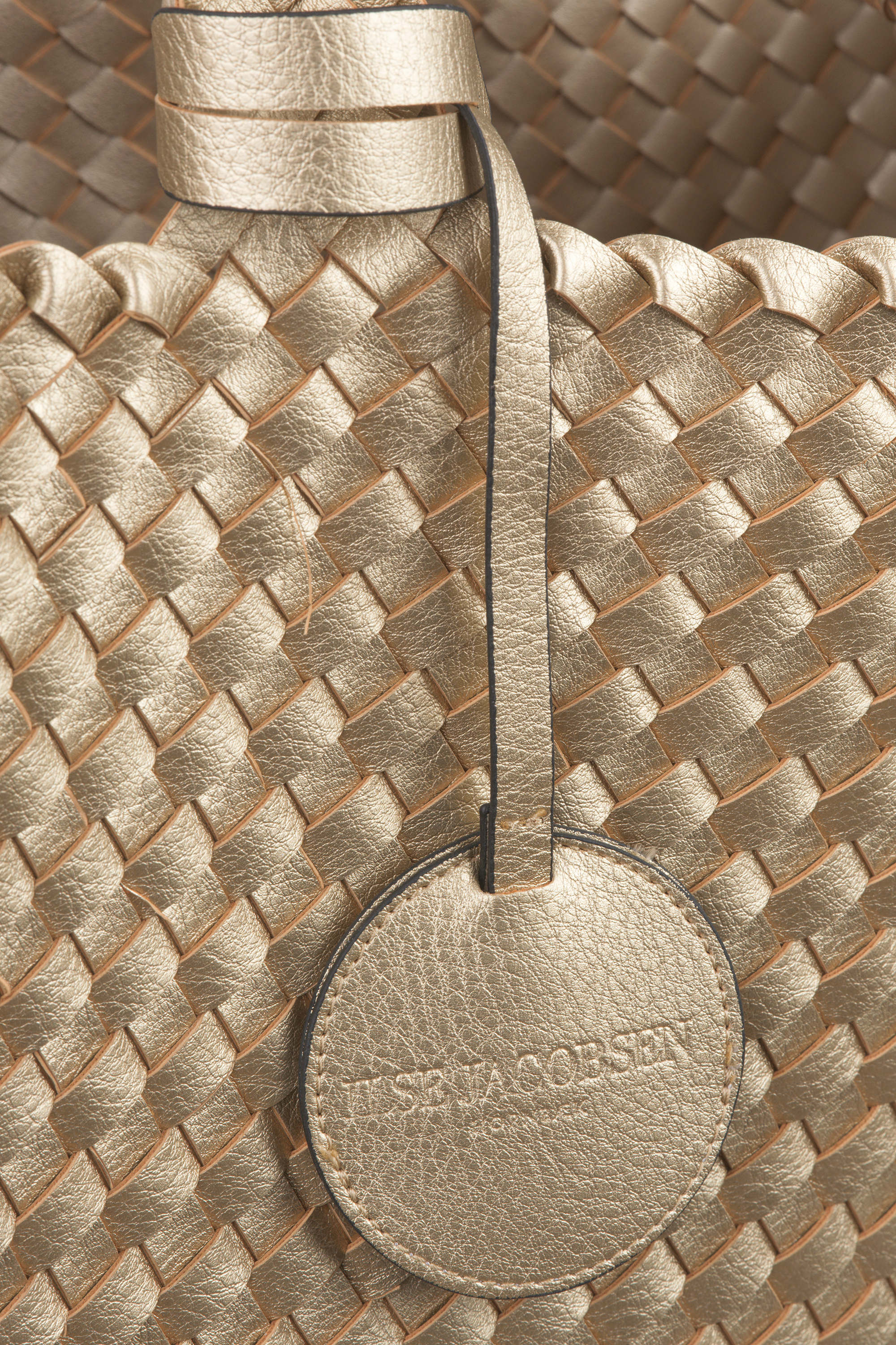 Tote Bag Flätad - Platin Silver