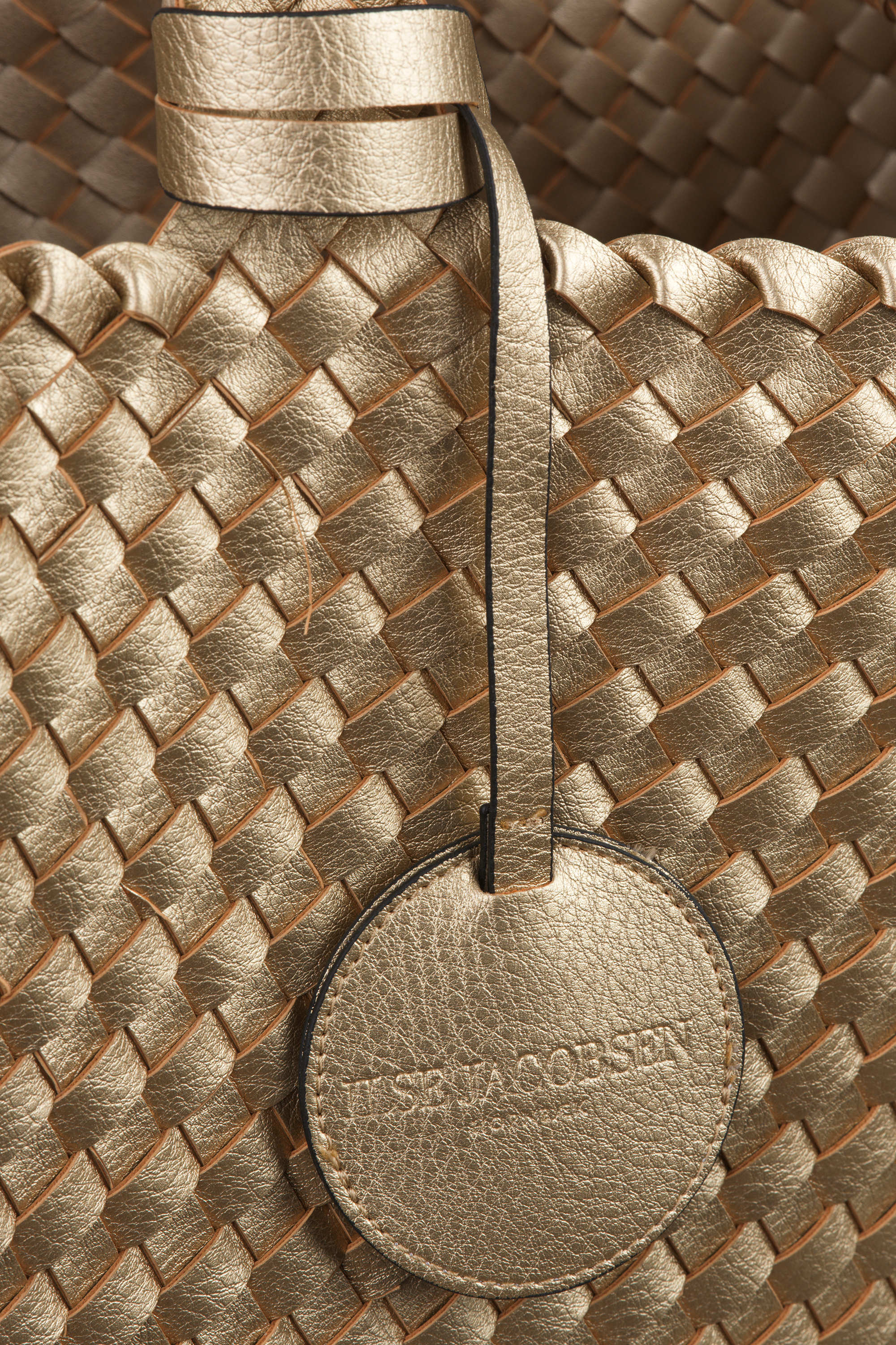 Tote Bag Flätad - Platin Silver