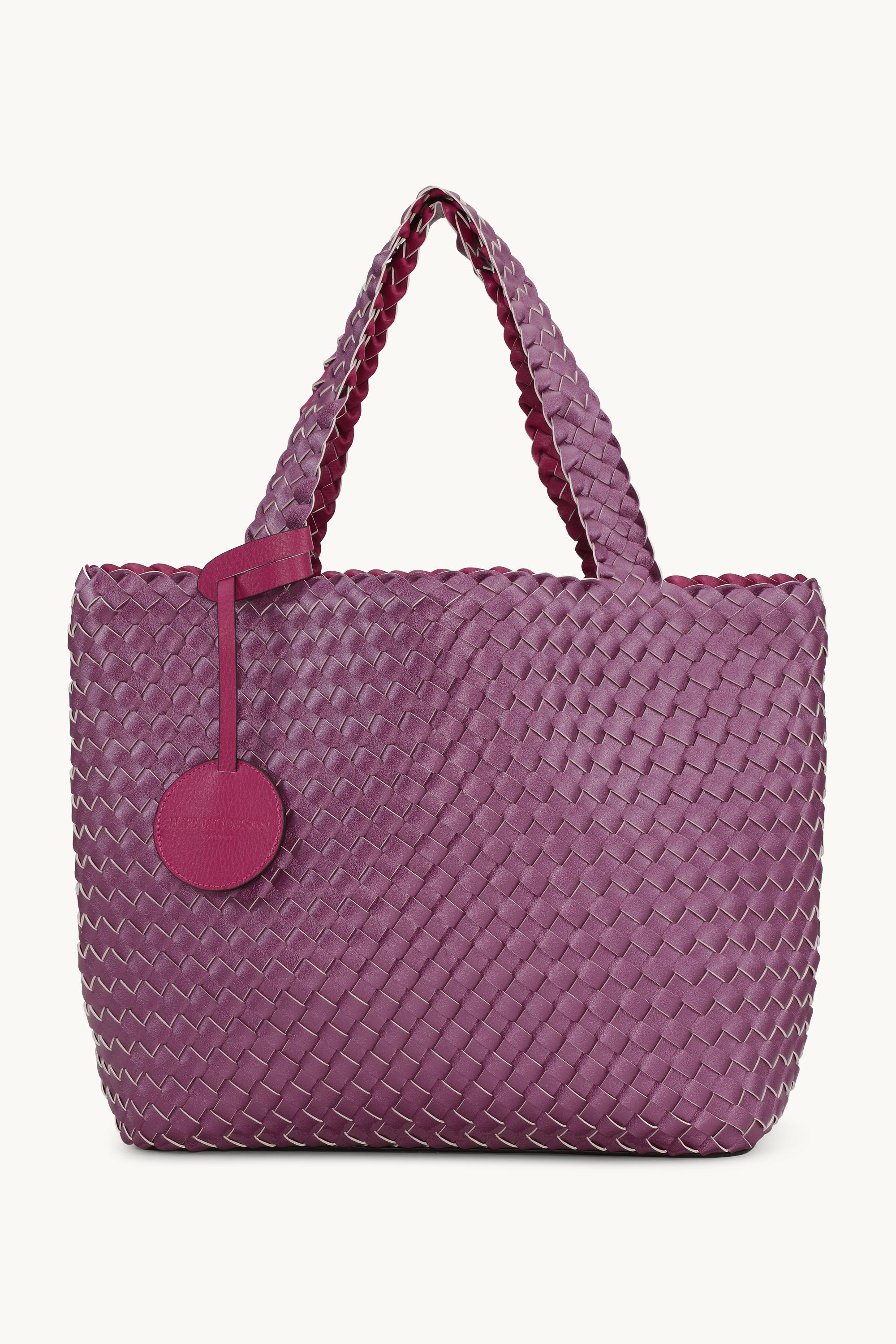 Tote Bag Flätad - Magenta Haze Magenta Haze Metallic