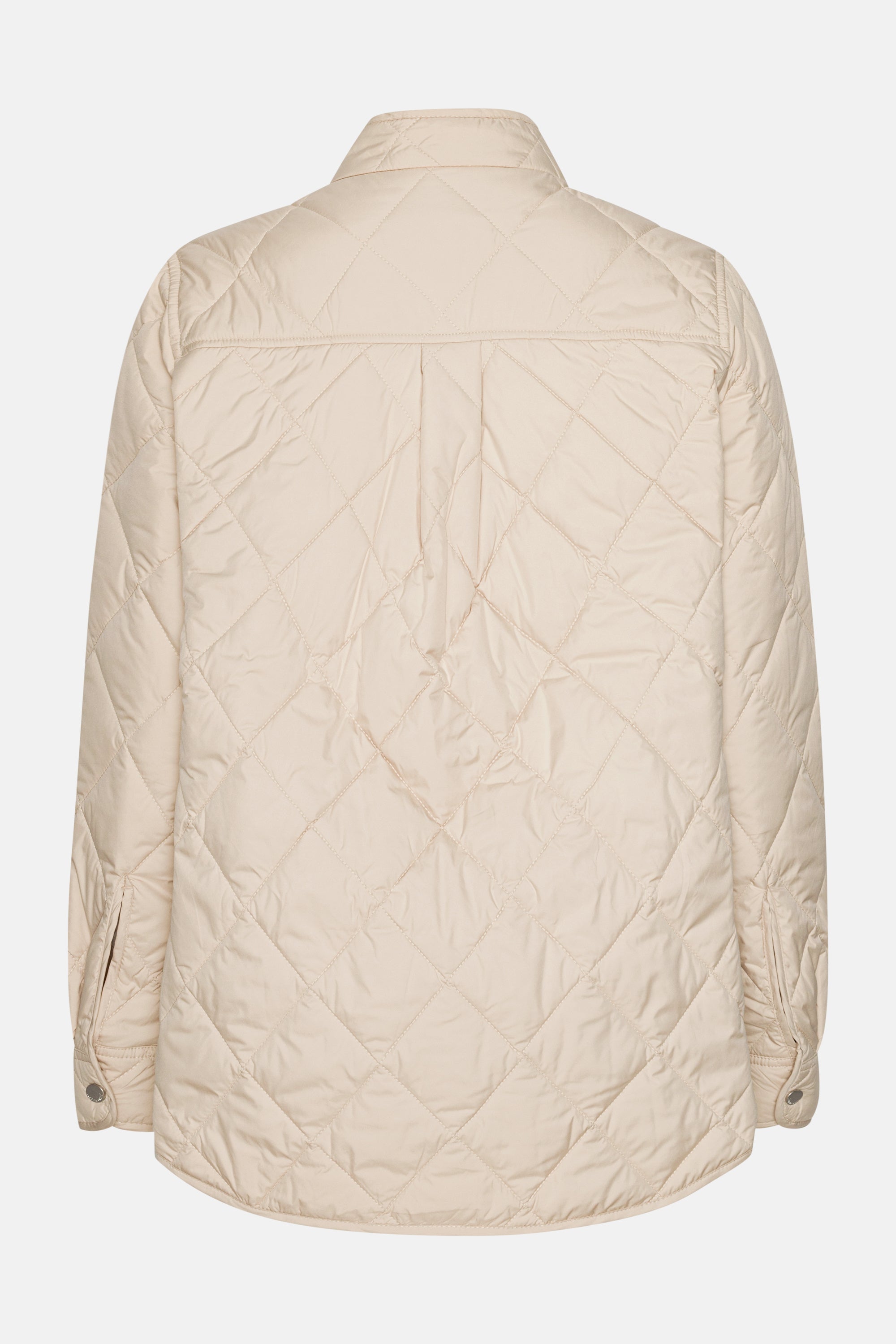 Quilted Shirt Jacket - Light Camel