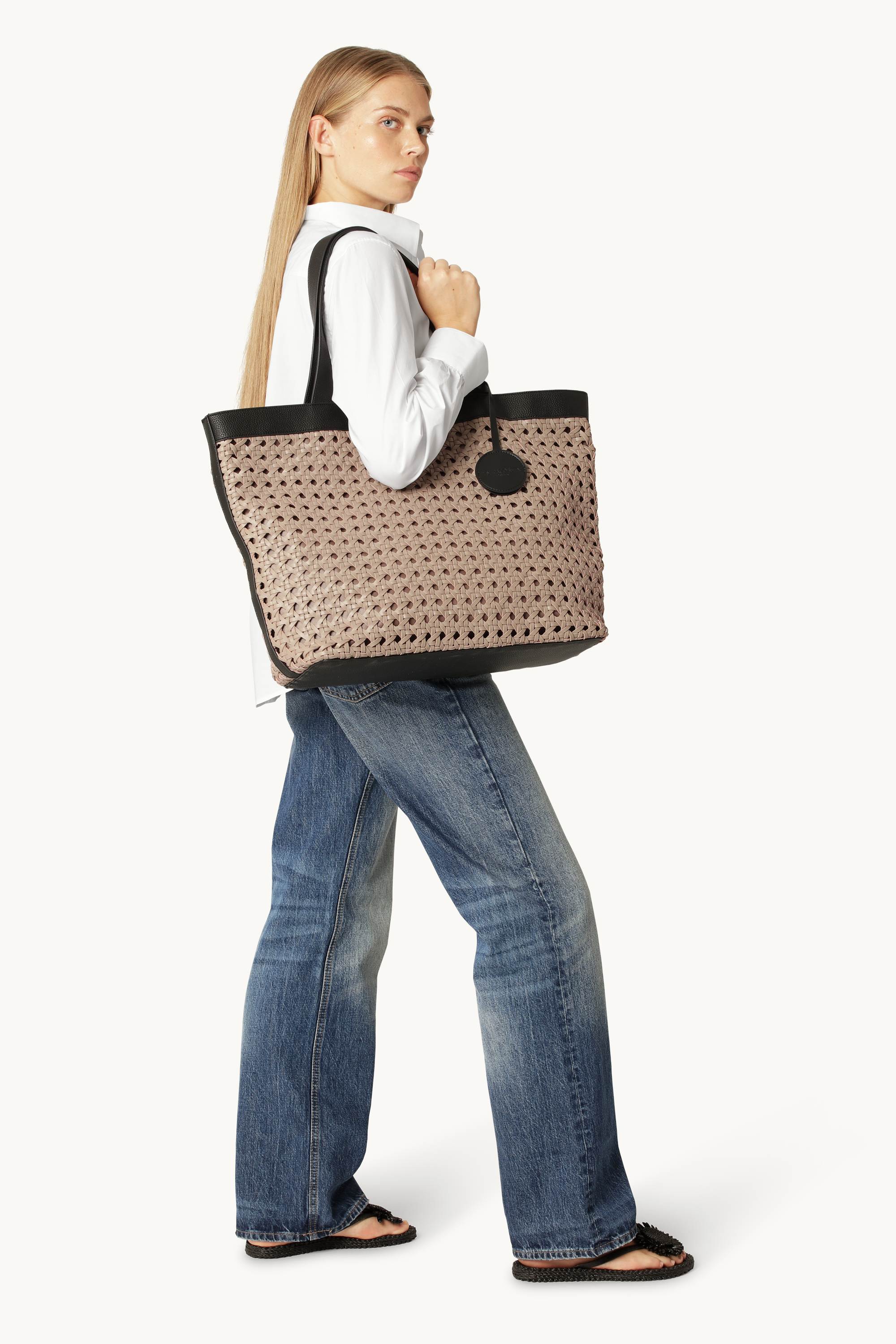 Stor Strandväska - Sand Pile Black