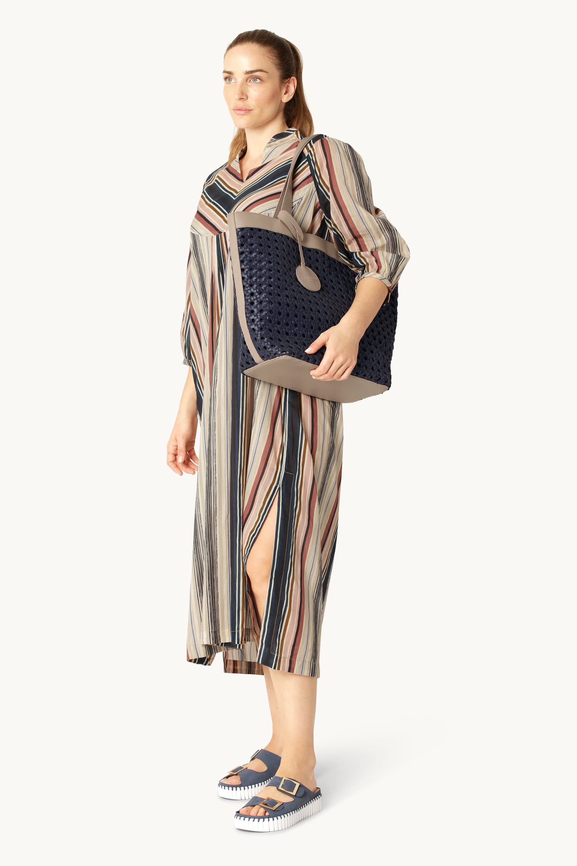 Strandväska - Dark Indigo Sand Pile