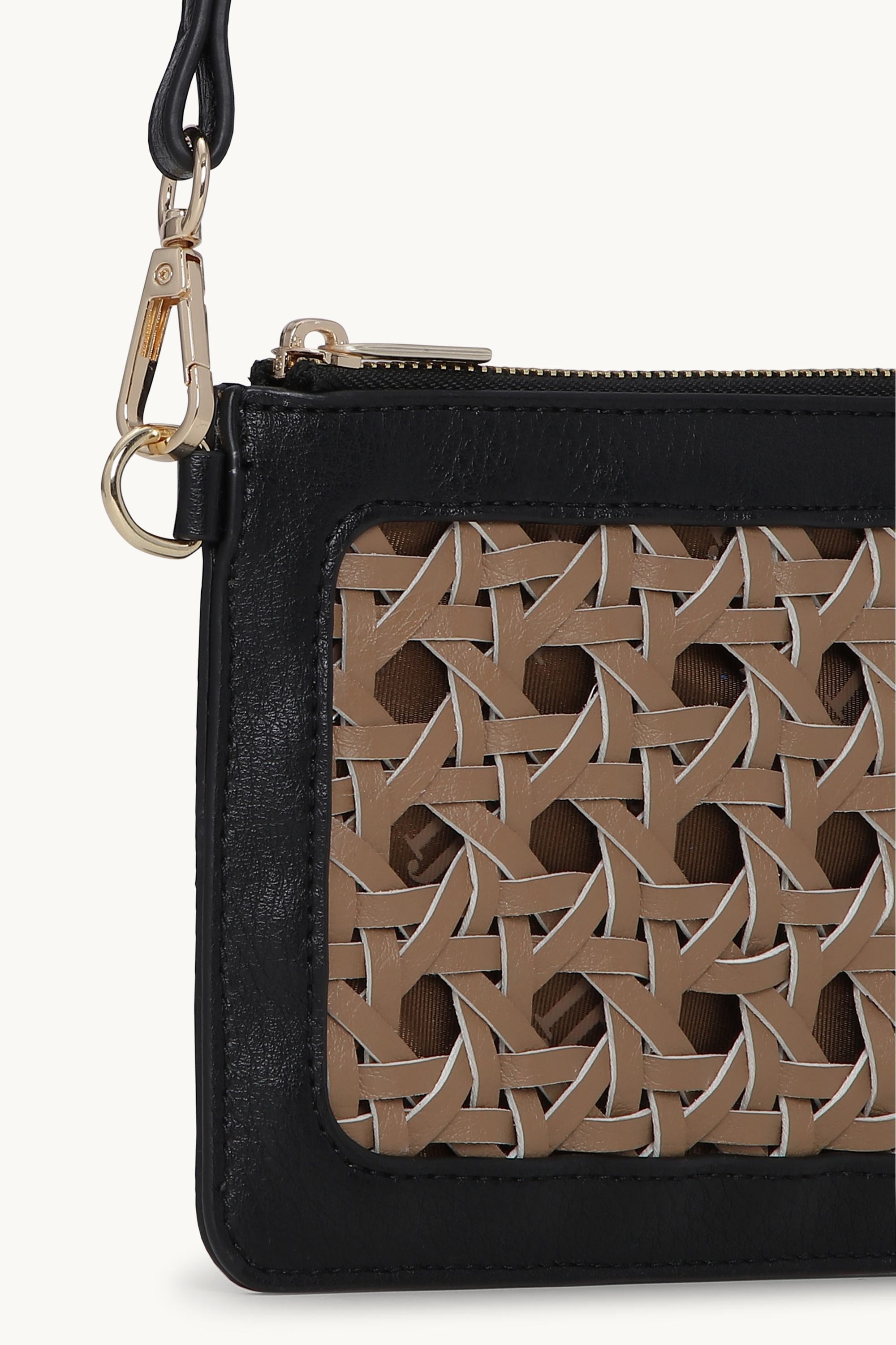 Braided Wallet - Mocca Black
