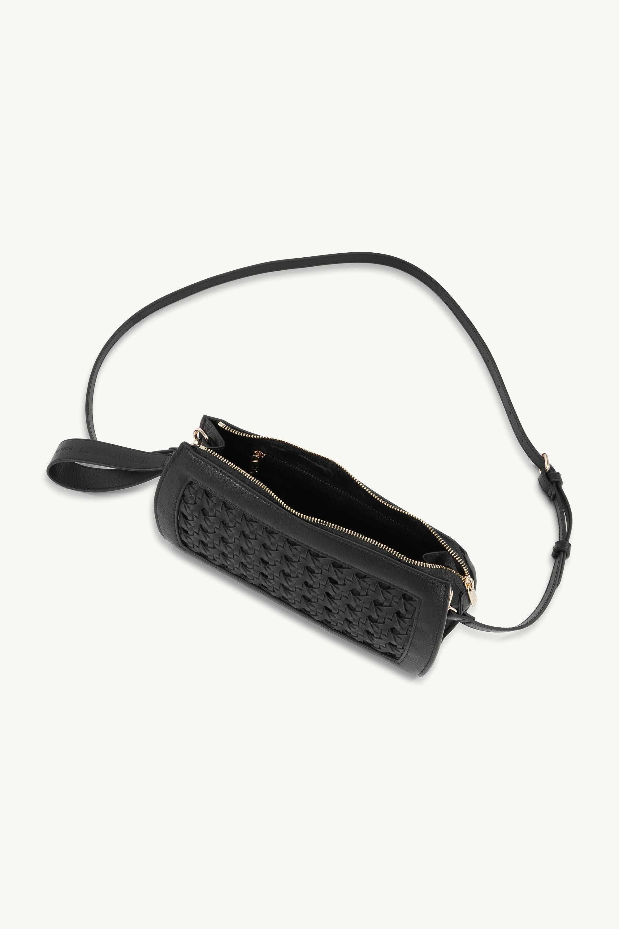 Braided Clutch - Black Black