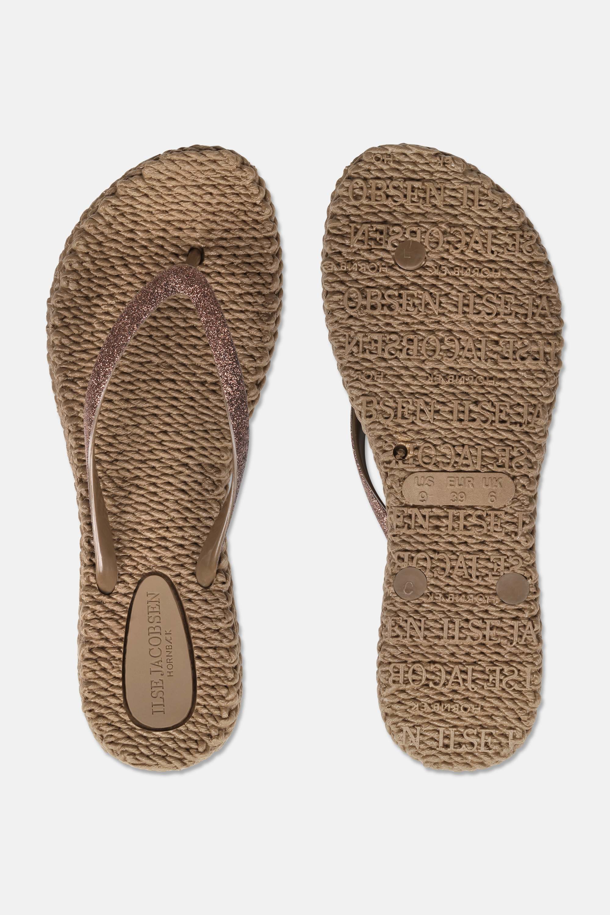 Flip-flops Glitter - Mocca