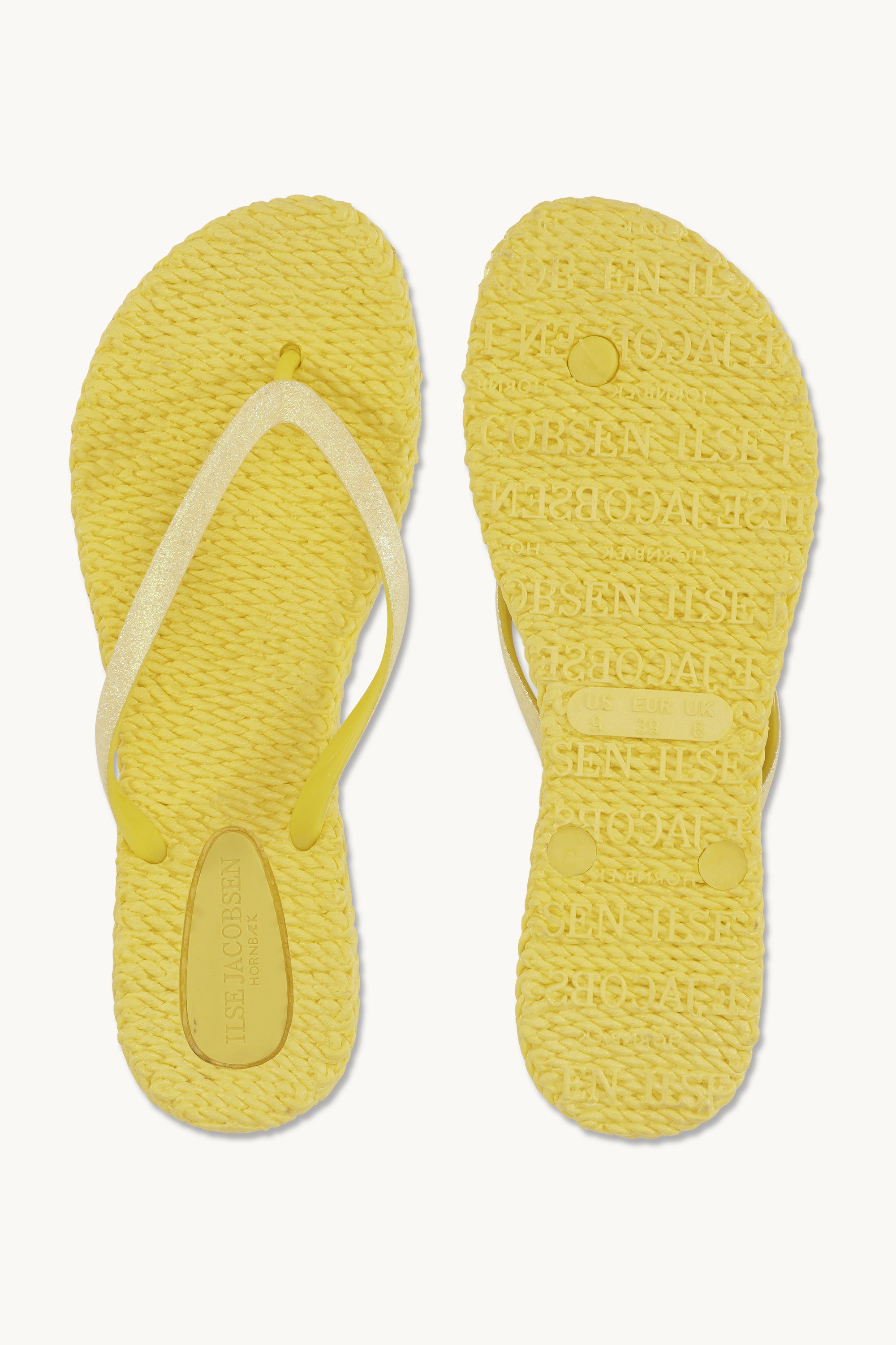 Flip-flops Glitter - Pale Banana