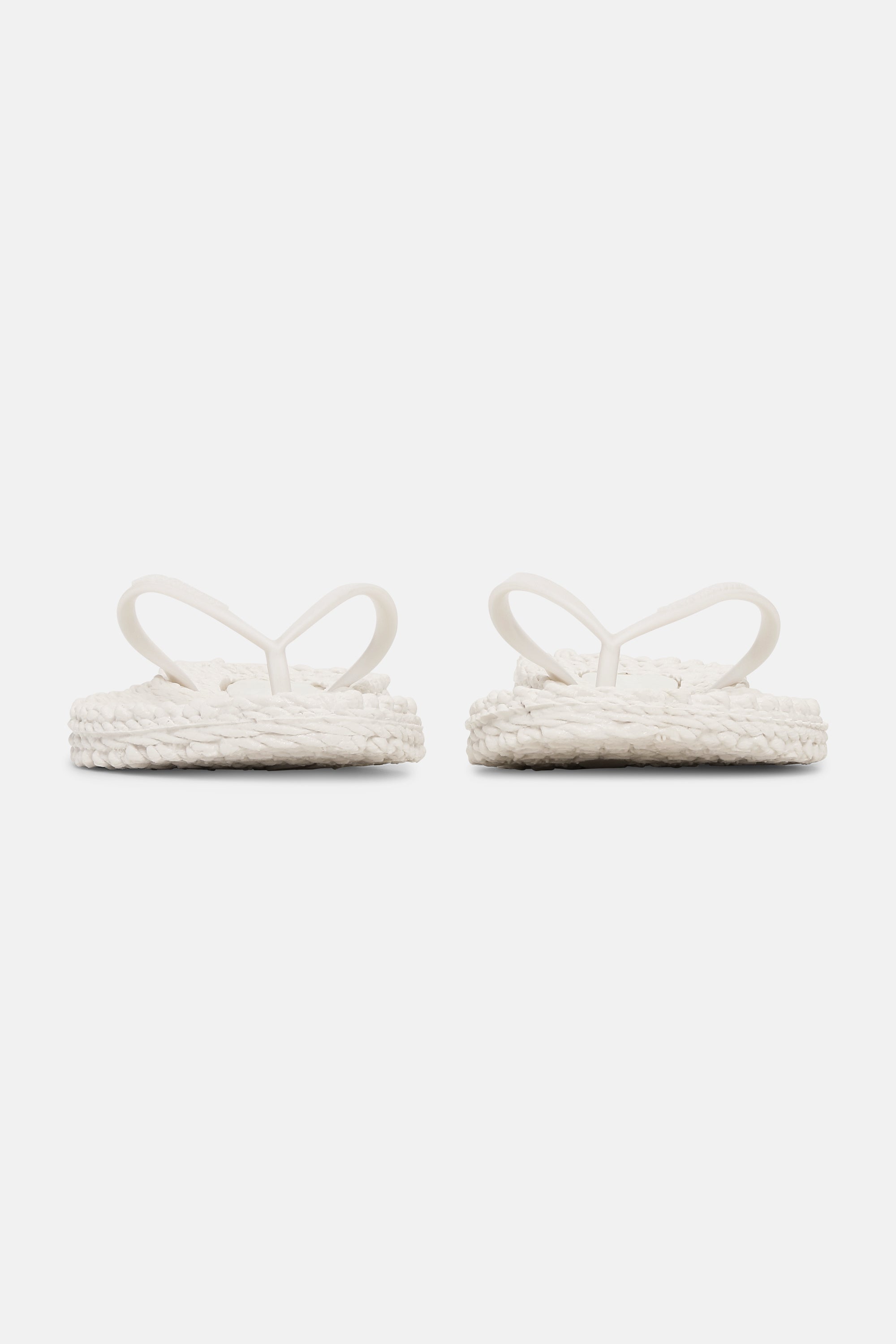 Flip Flops With Logo - Creme