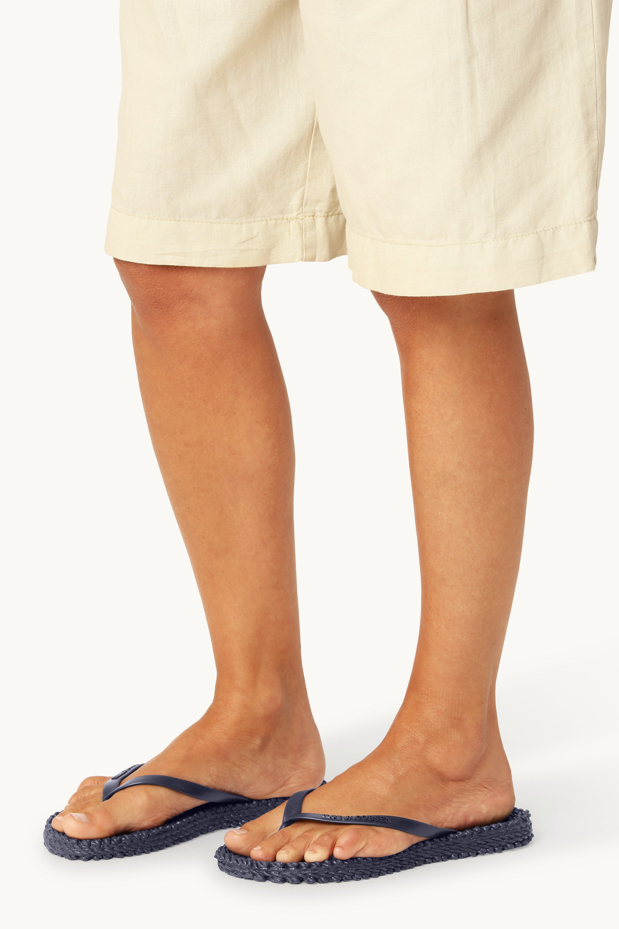 Flip Flops With Logo - Indigo