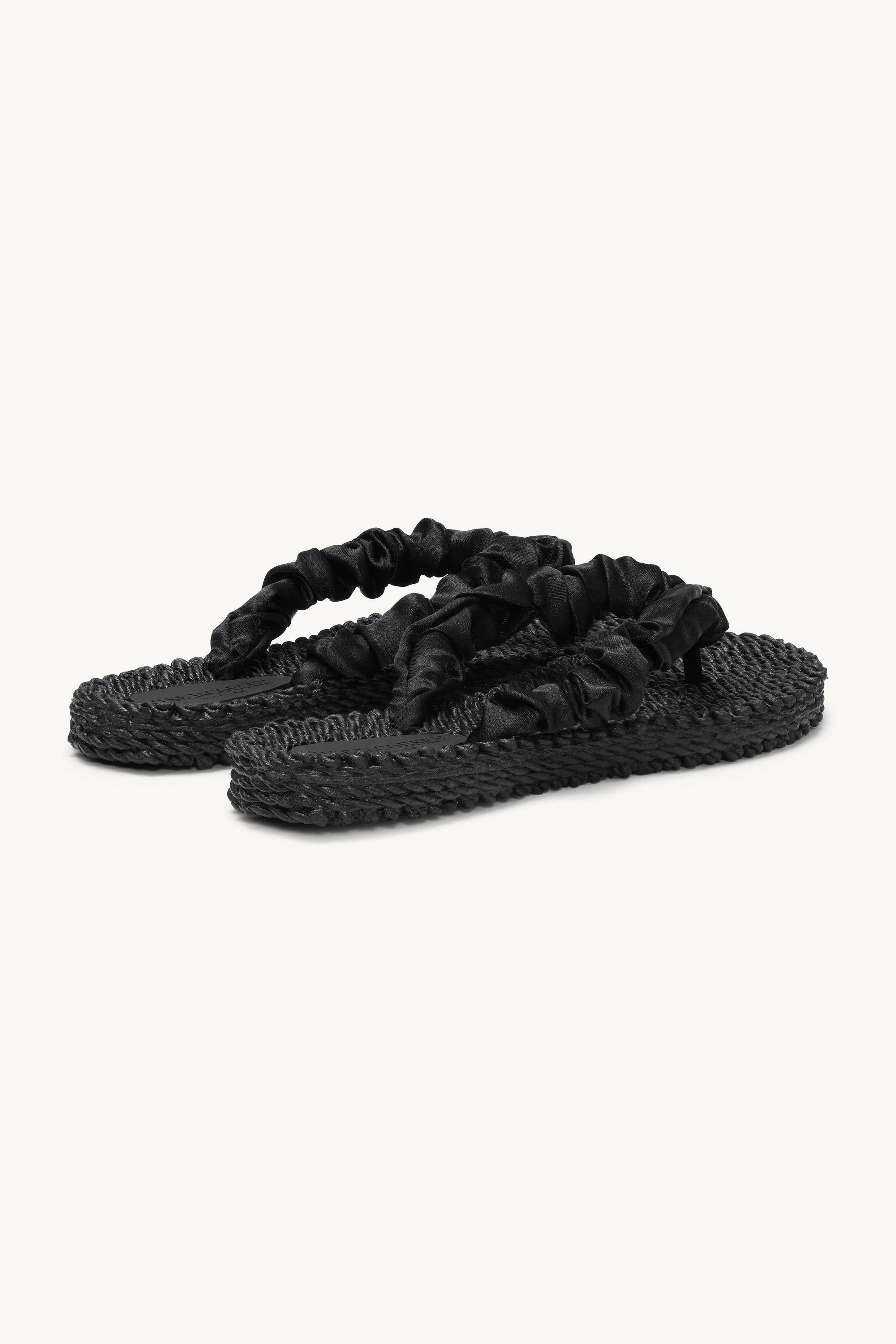 Flip-flops Tyg - Black