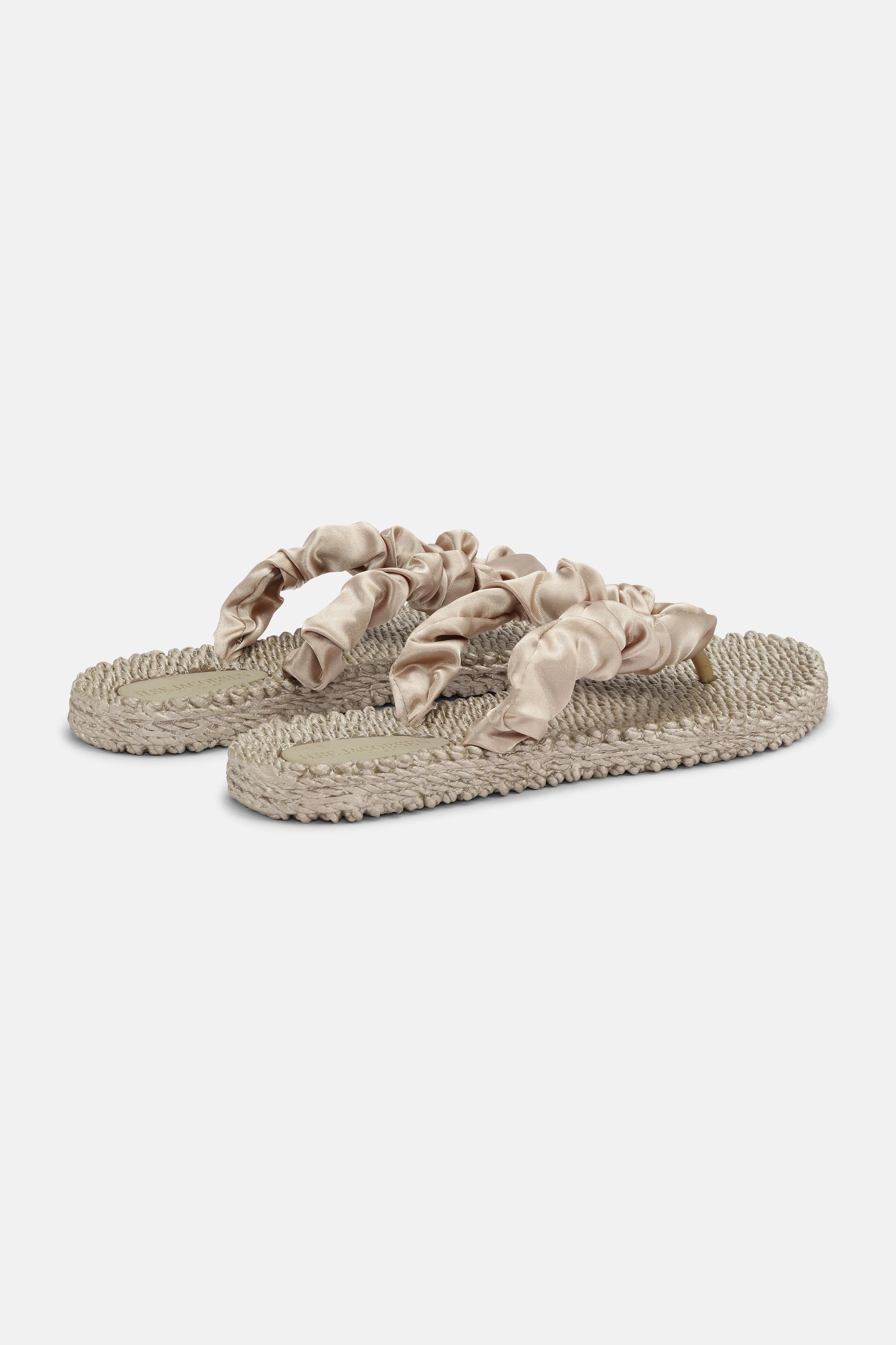 Flip-flops Tyg - Platin