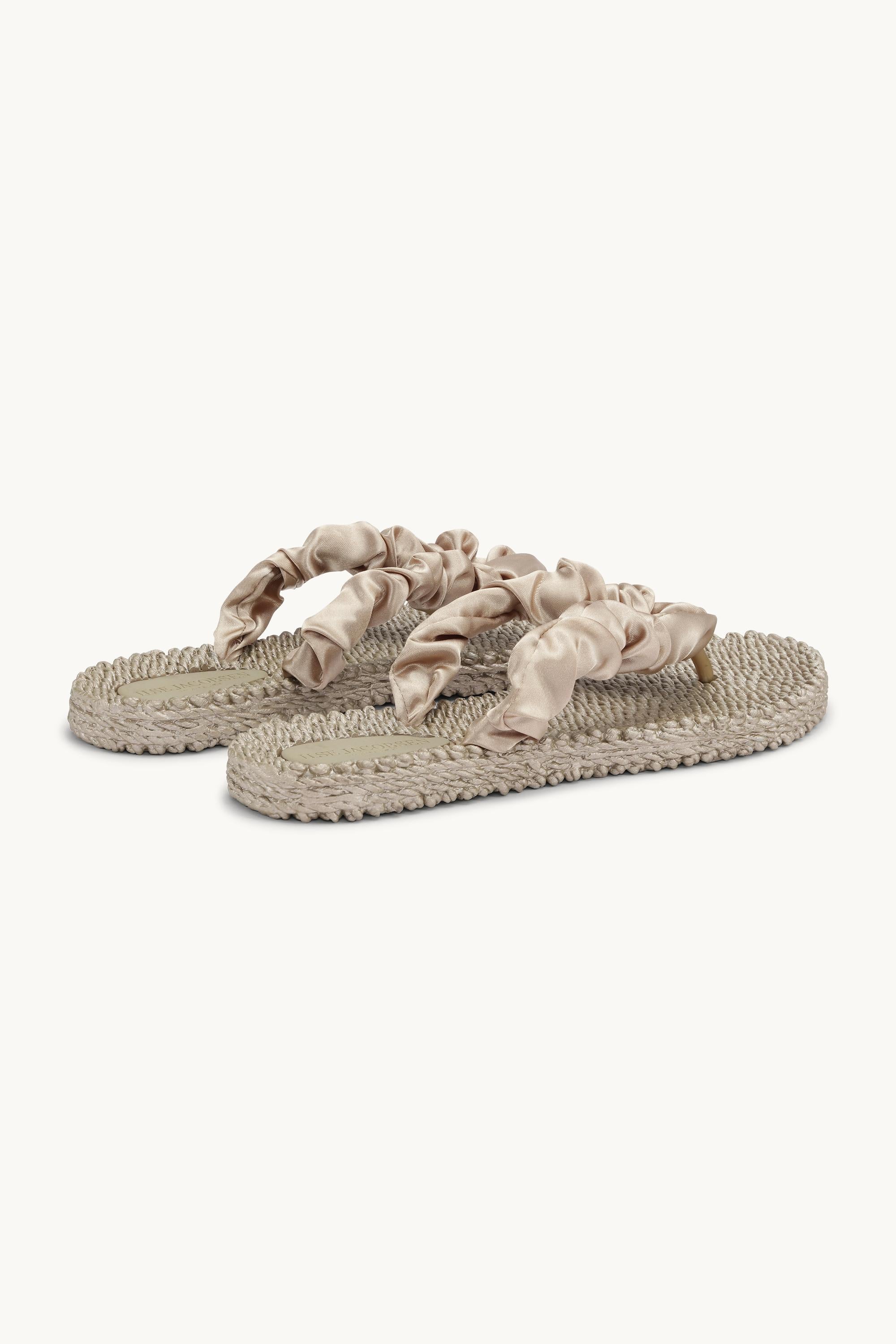 Flip-flops Tyg - Platin