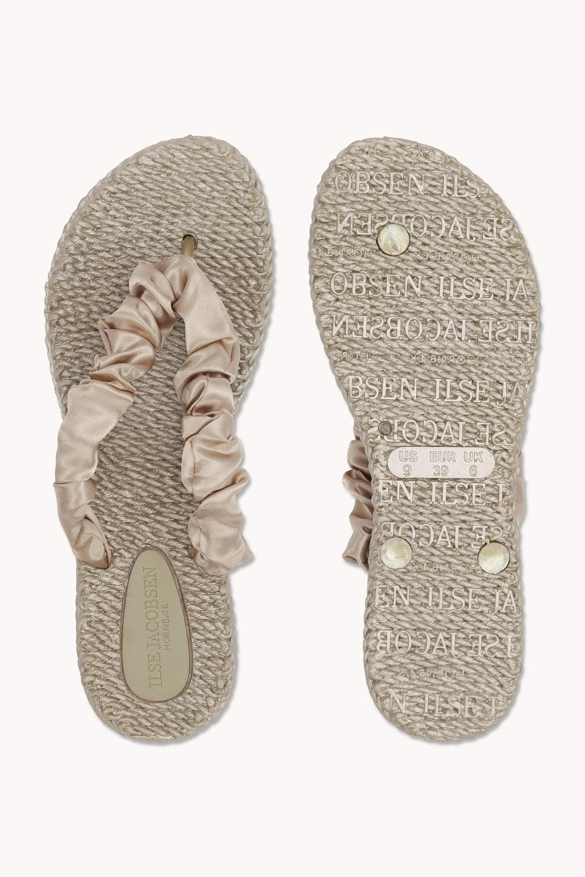 Flip-flops Tyg - Platin