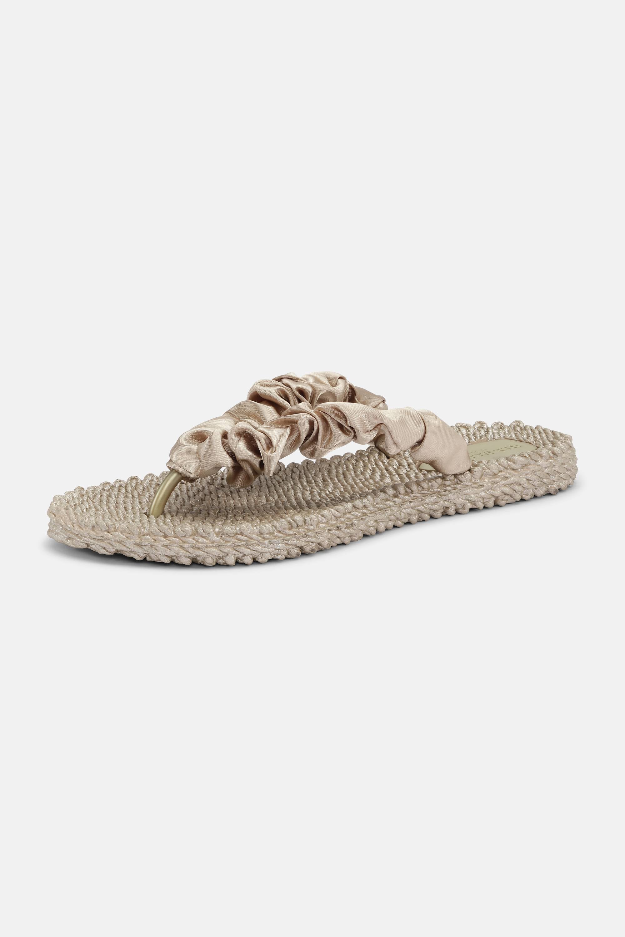 Flip-flops Tyg - Platin