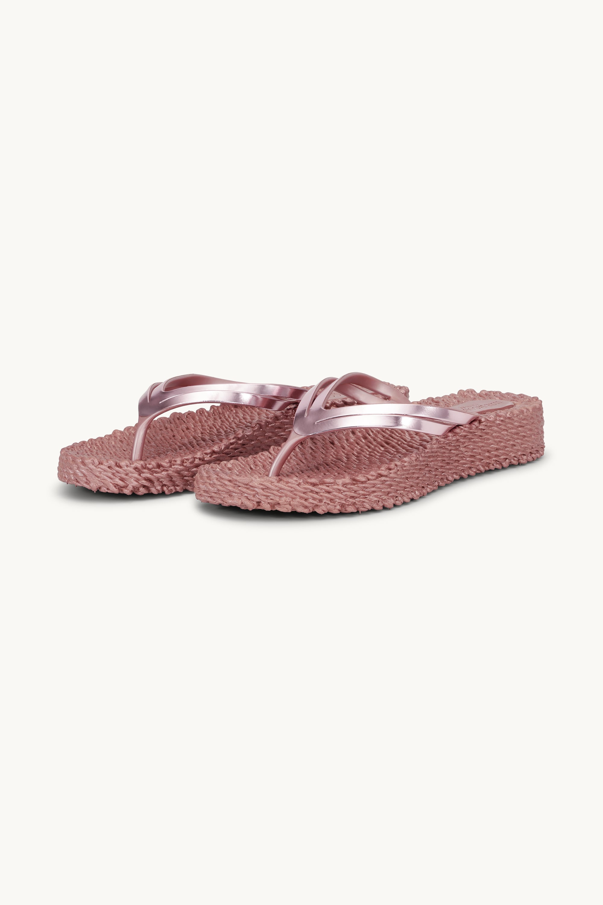 Platform Flip-flops Metallic - Rose Gold