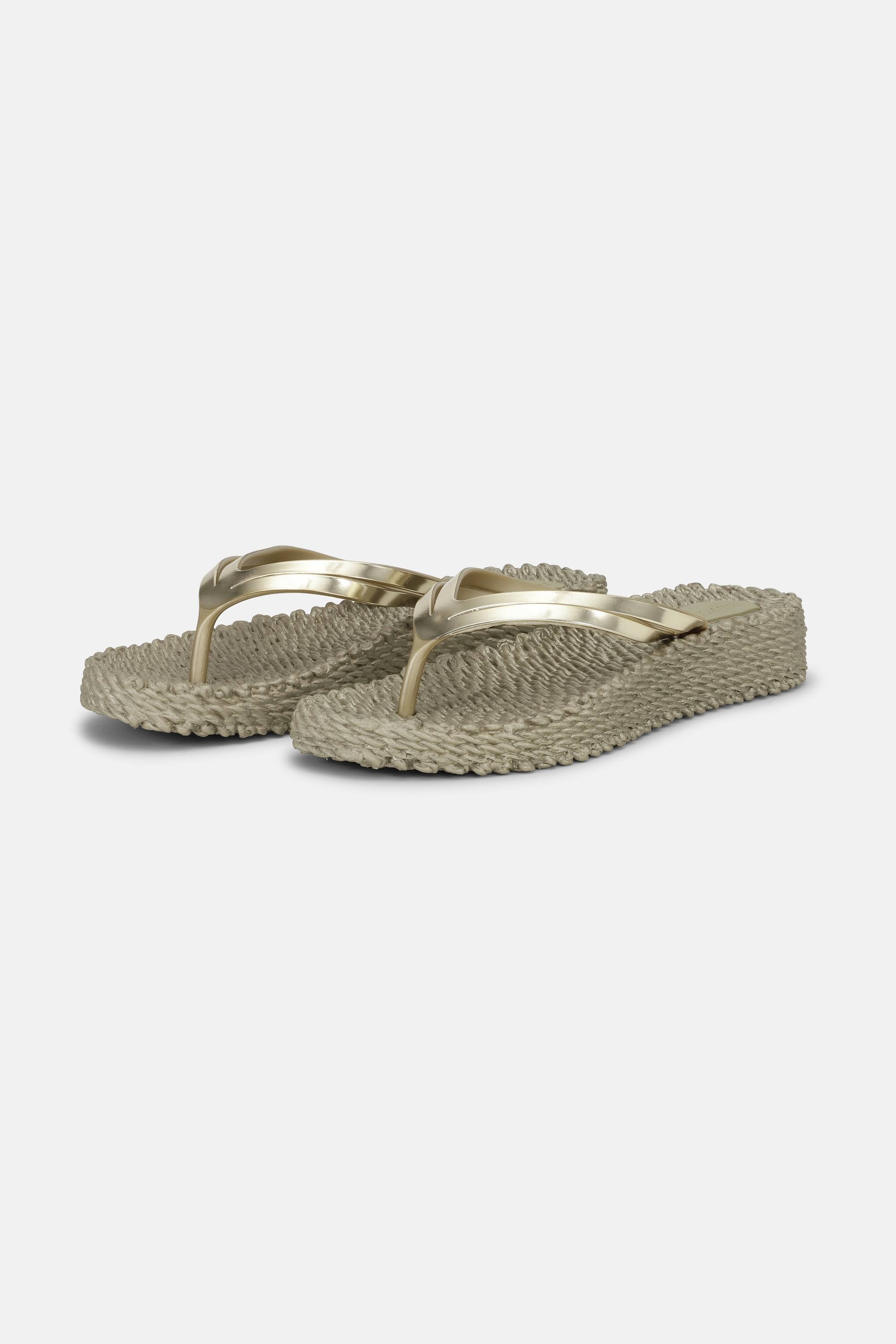 Platform Flip-flops Metallic - Platin